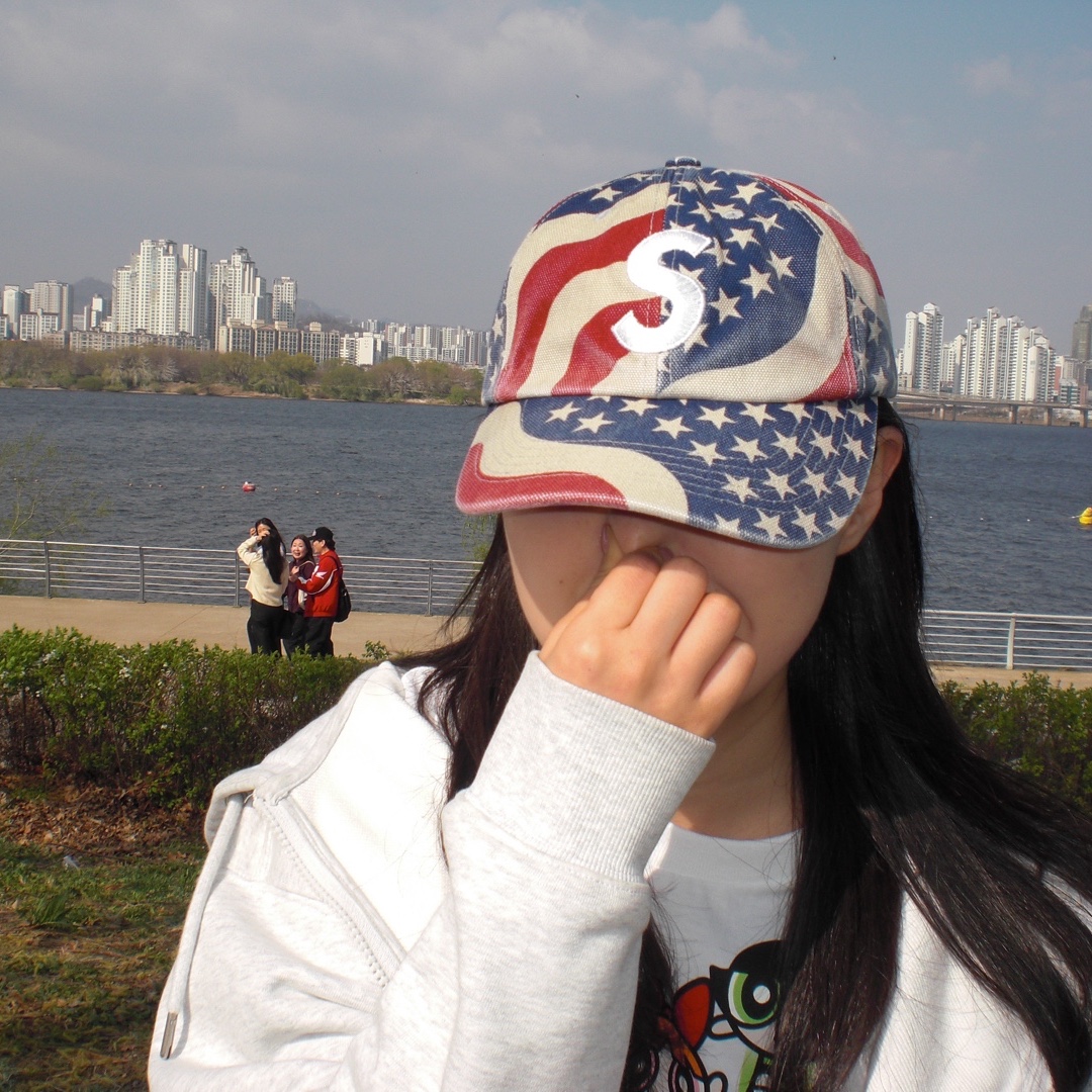 Supreme Pigment Coated S Logo 6-Panel Flag - 26SS 착용 스타일 - 1