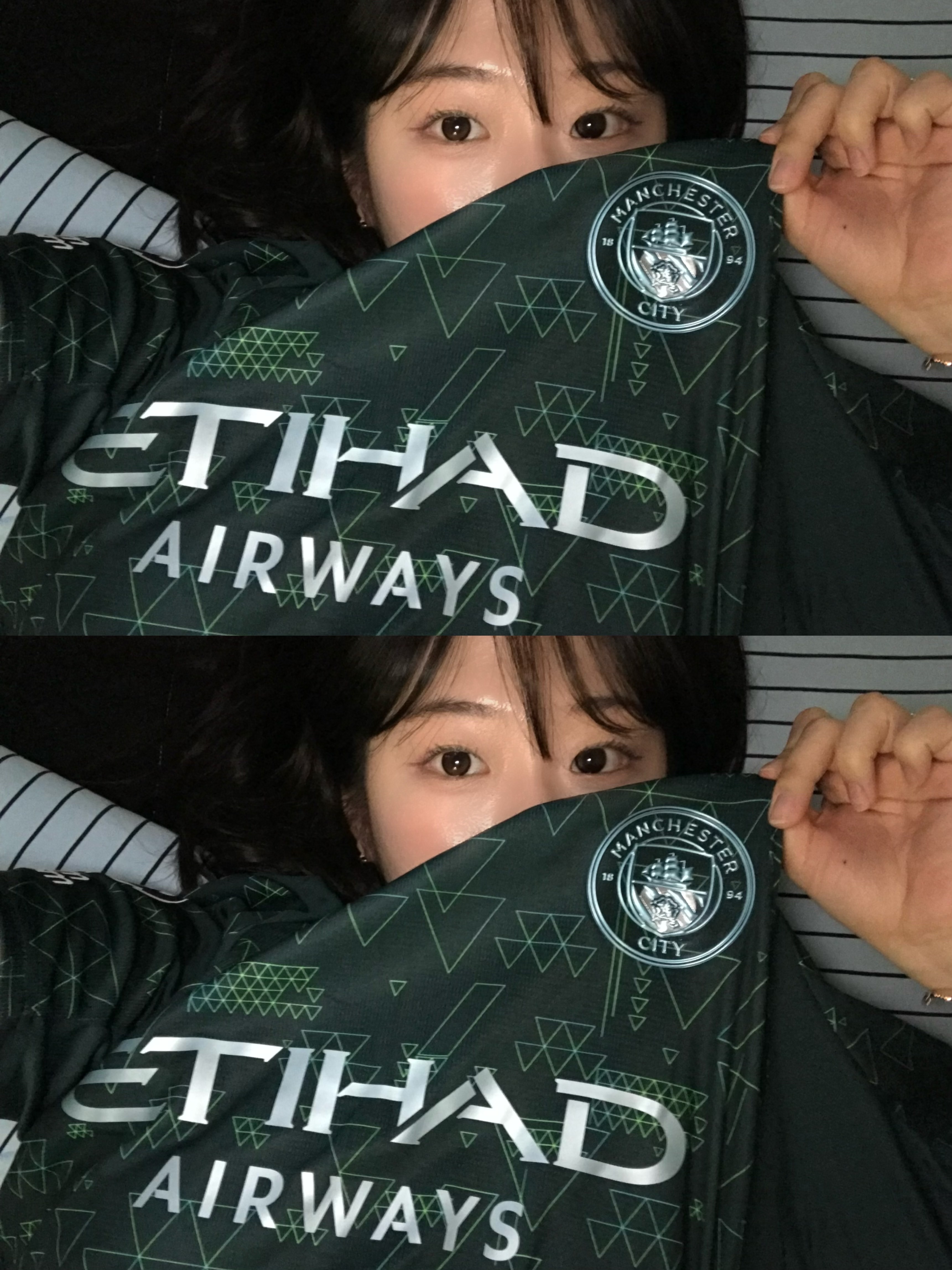 Puma Manchester City 2025/26 4th Jersey Green Terrain (Non Marking Ver.) 착용 스타일 - 1