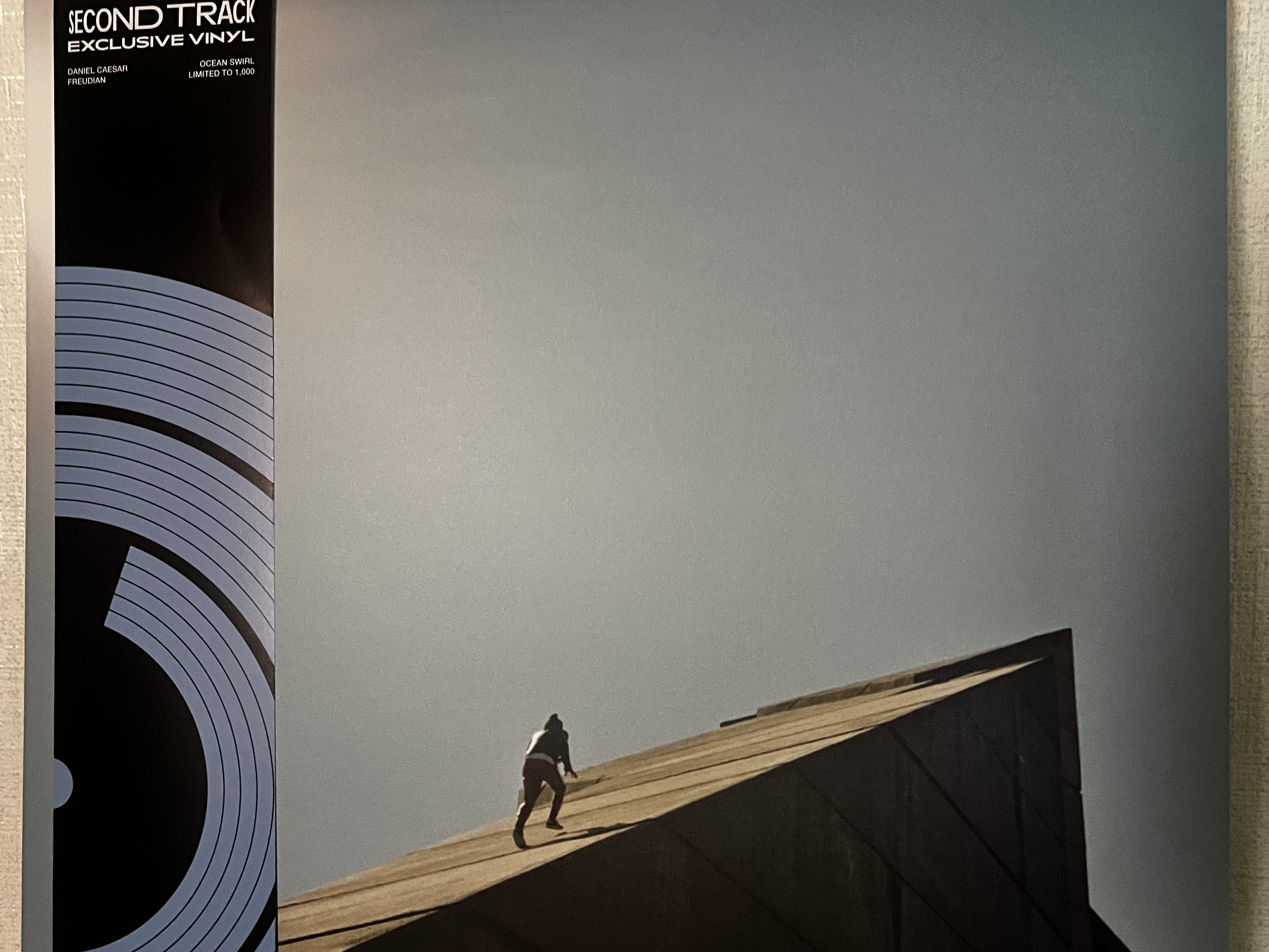Daniel Caesar 1st Album Freudian Secondtrack Exclusive Repress LP Ocean Swirl 1000 Limited (2LP) 착용 스타일 - 1