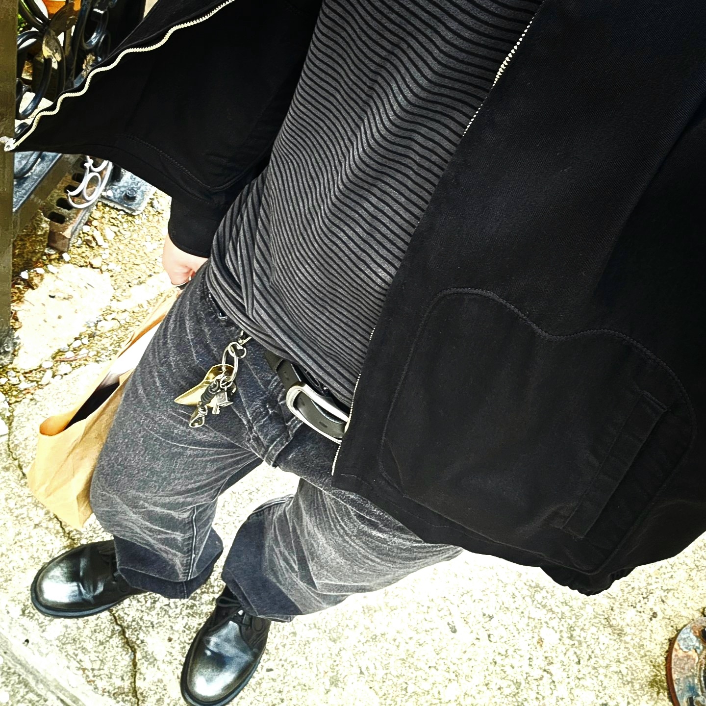 Dr. Martens 1461 Silver Arcadia Multi 착용 스타일