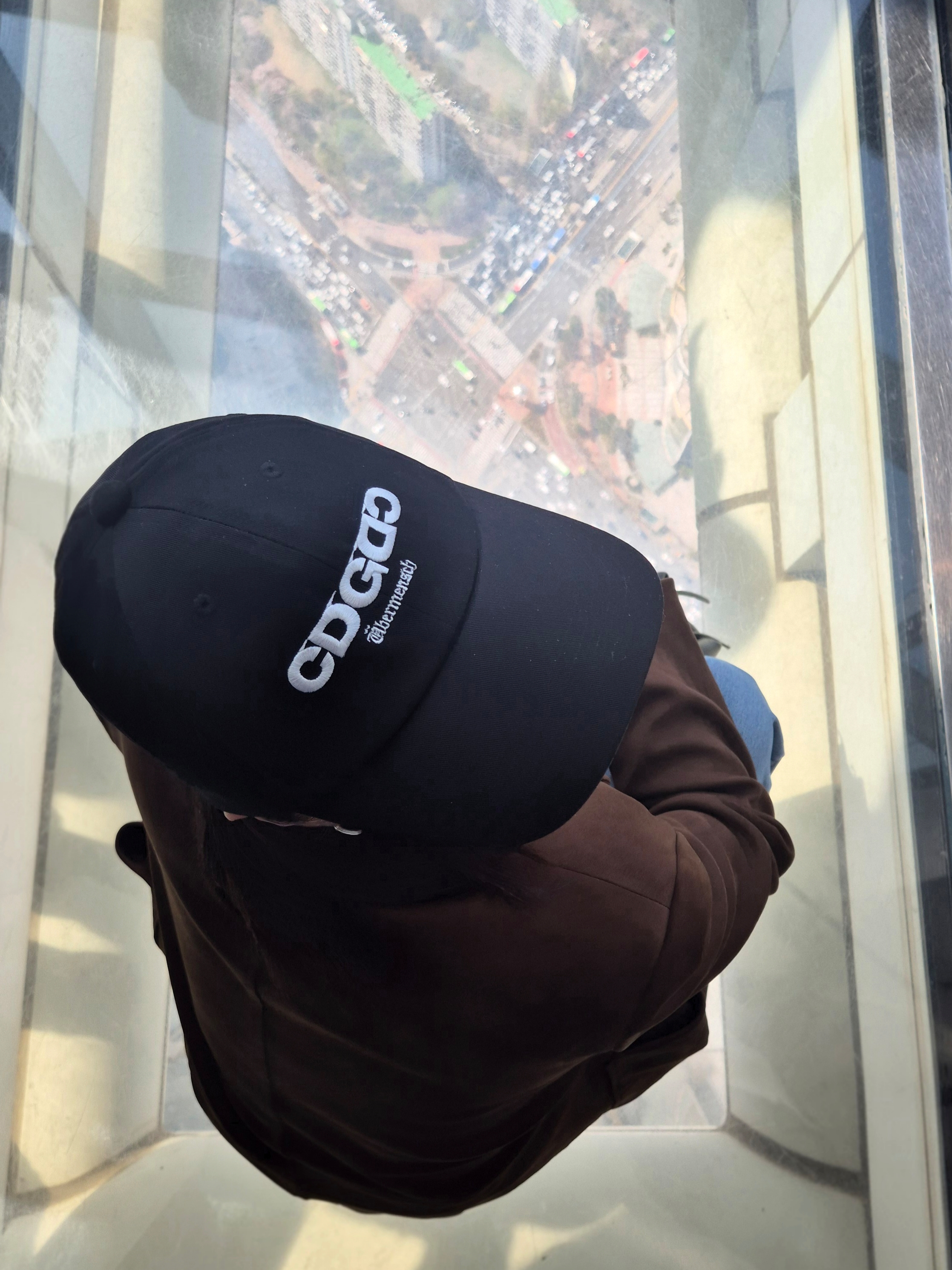 CDG x G-DRAGON Ubermensch CDGDC Classic Cap Black 착용 스타일