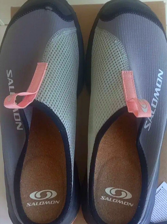 Salomon RX Slide 3.0 Pewter 착용 스타일 - 1