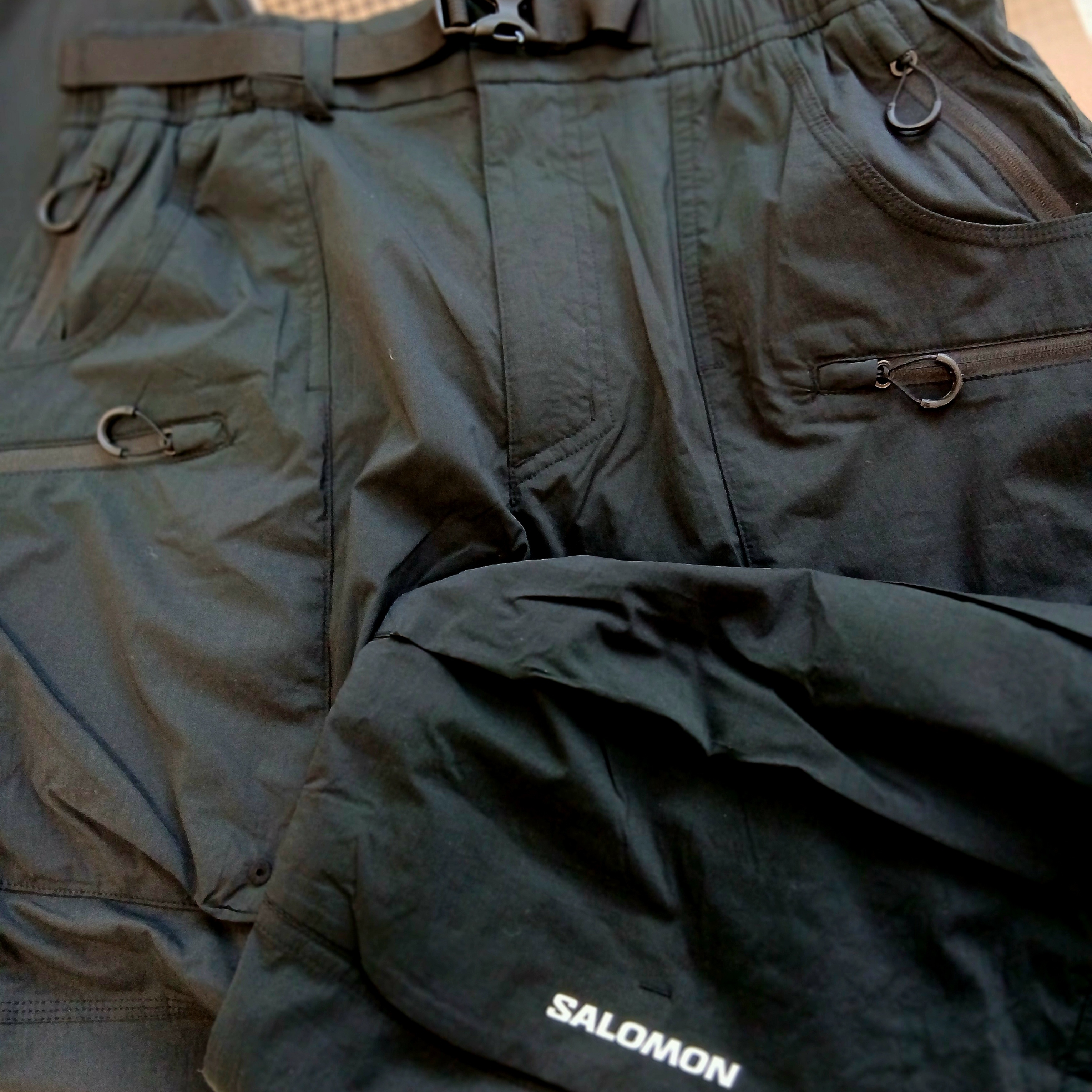 Salomon Pinnacle Pants Black 착용 스타일 - 1