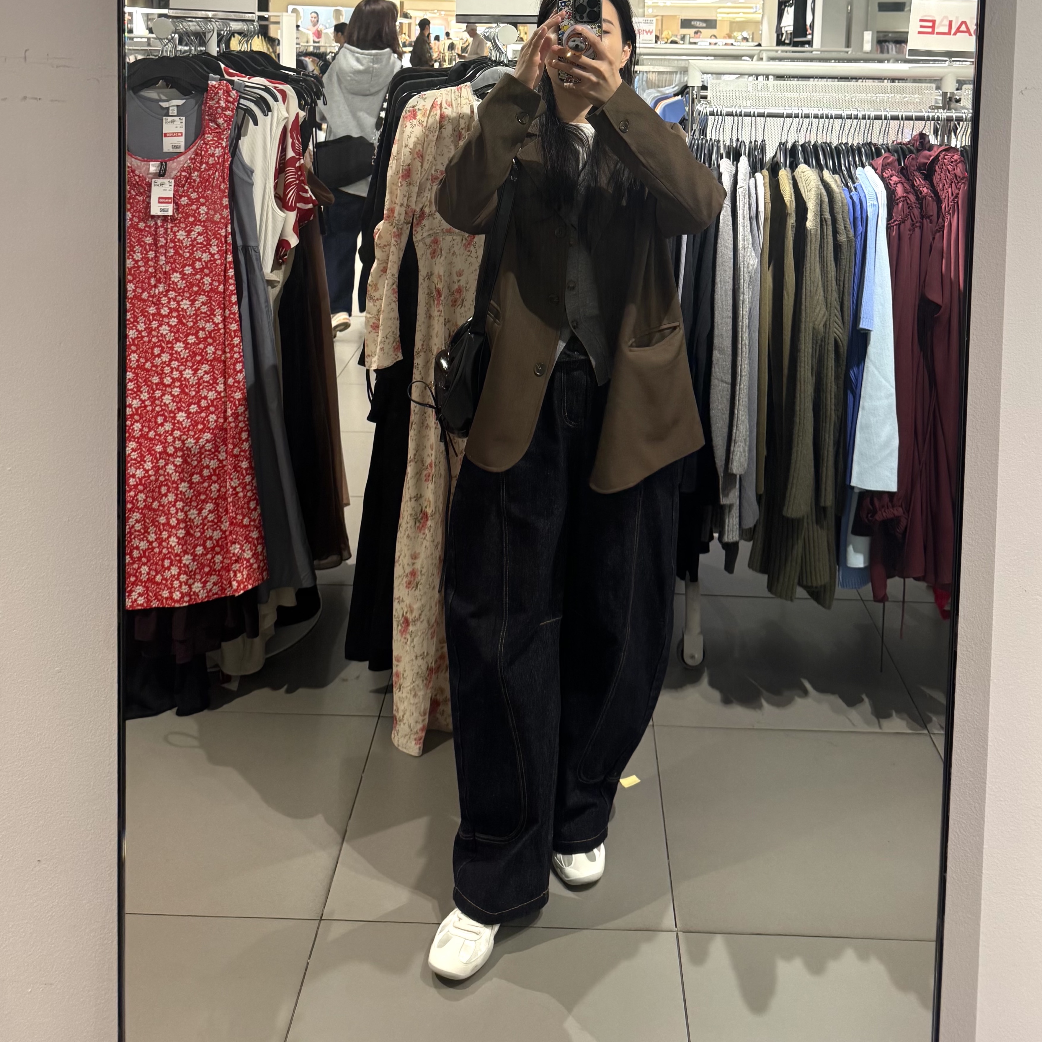 Fila Glio Cream 착용 스타일 - 3