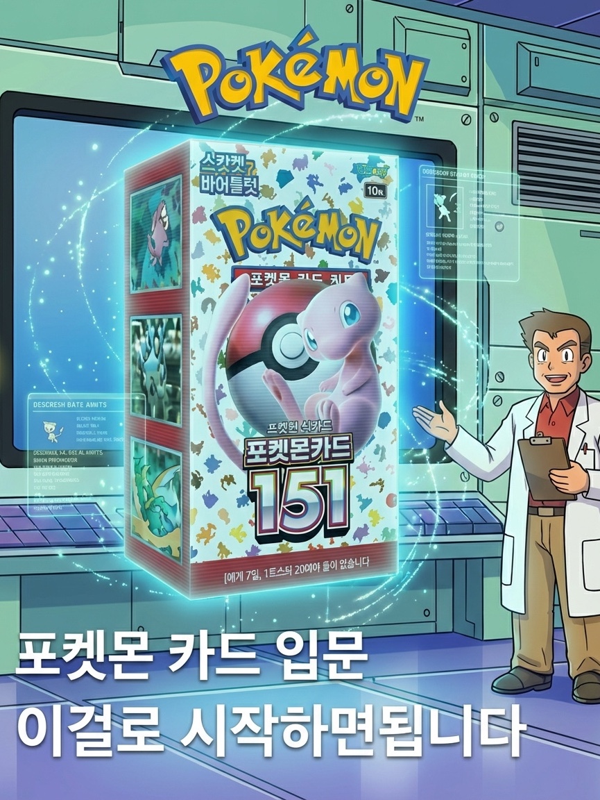Pokemon TCG Scarlet & Violet Enhanced Expansion Pack Pokemon Card 151 Box (Pack of 20/Korean Ver.), Pokemon TCG Scarlet & Violet Enhanced Expansion Pack Pokemon Card 151 Box (Japanese Ver.) 착용 스타일 - 1