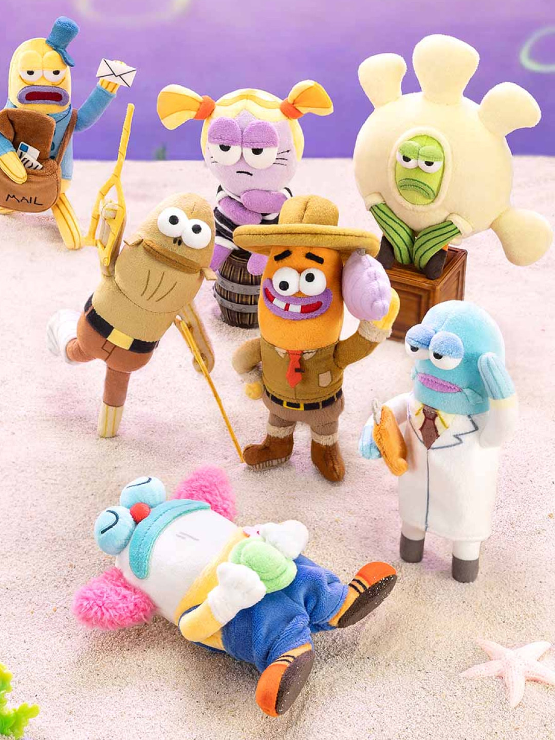 Pop Mart Pop Mart Bikini Bottom Buddies 2 Sealed Case (1 Blind Box), Pop Mart Pop Mart Bikini Bottom Buddies 2 Sealed Case (6 Blind Boxes) μ°©μ© μ€νμΌ - 3