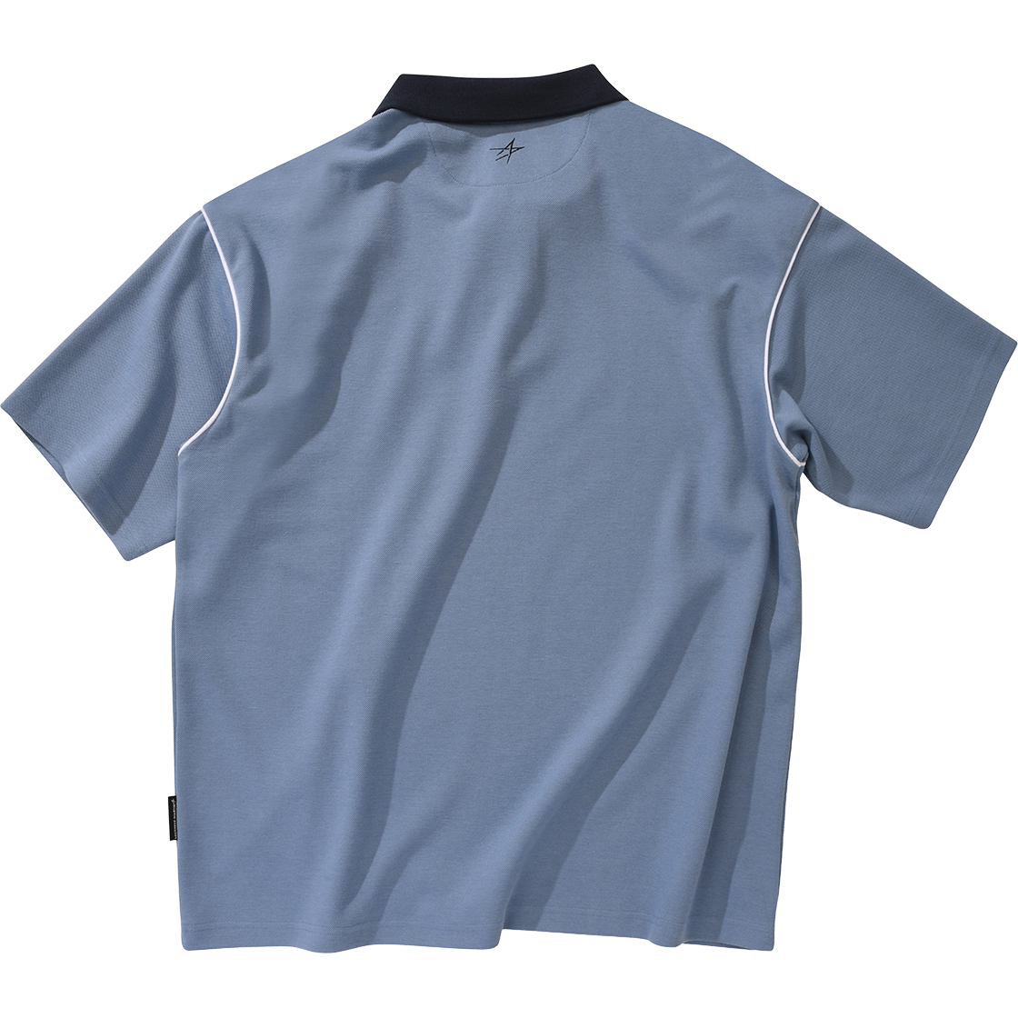 록히드마틴 오버핏 파이핑 카라 티셔츠 블루(LOCKHEED MARTIN Over Fit Piping Collar Ts Blue) - 2