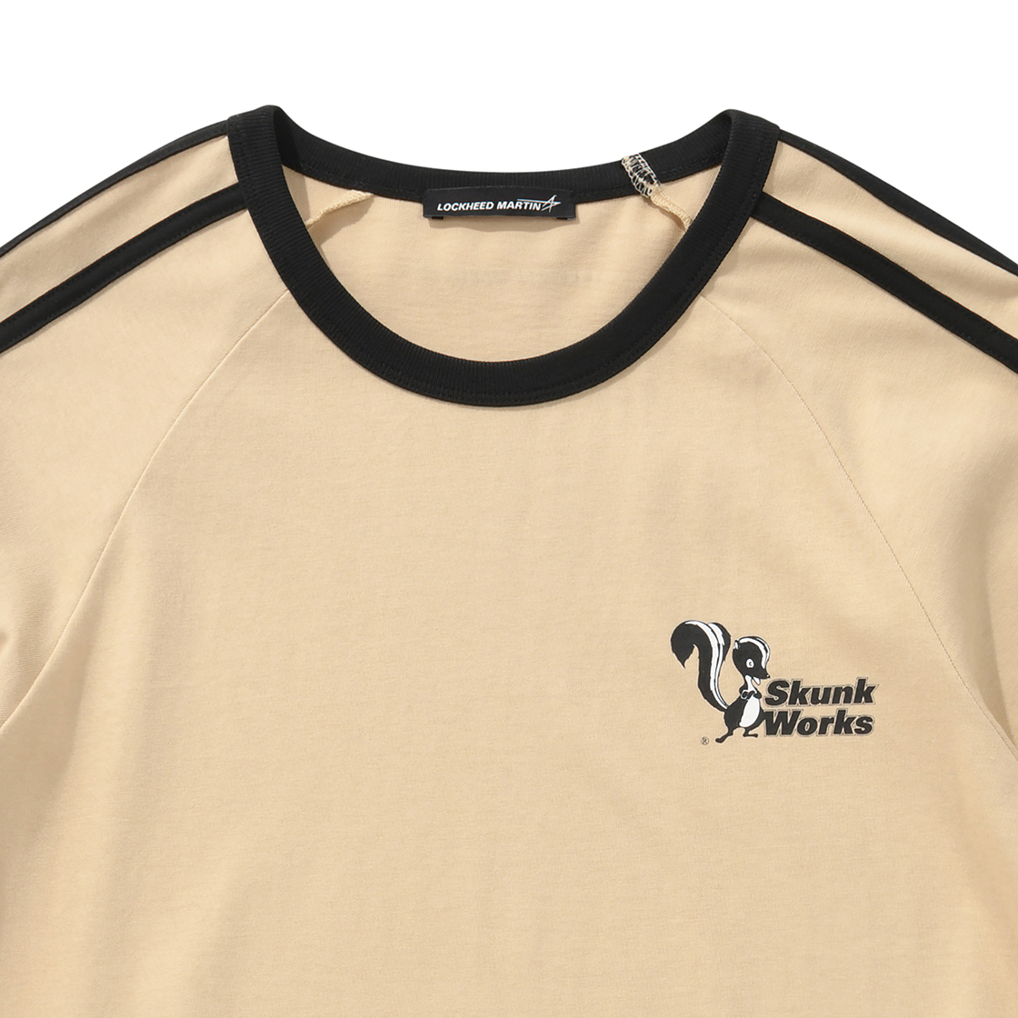 록히드마틴 LM 스컹크 워크 그래픽 티 베이지(LOCKHEED MARTIN LM Skunk Works Graphic Tee Beige) - 3