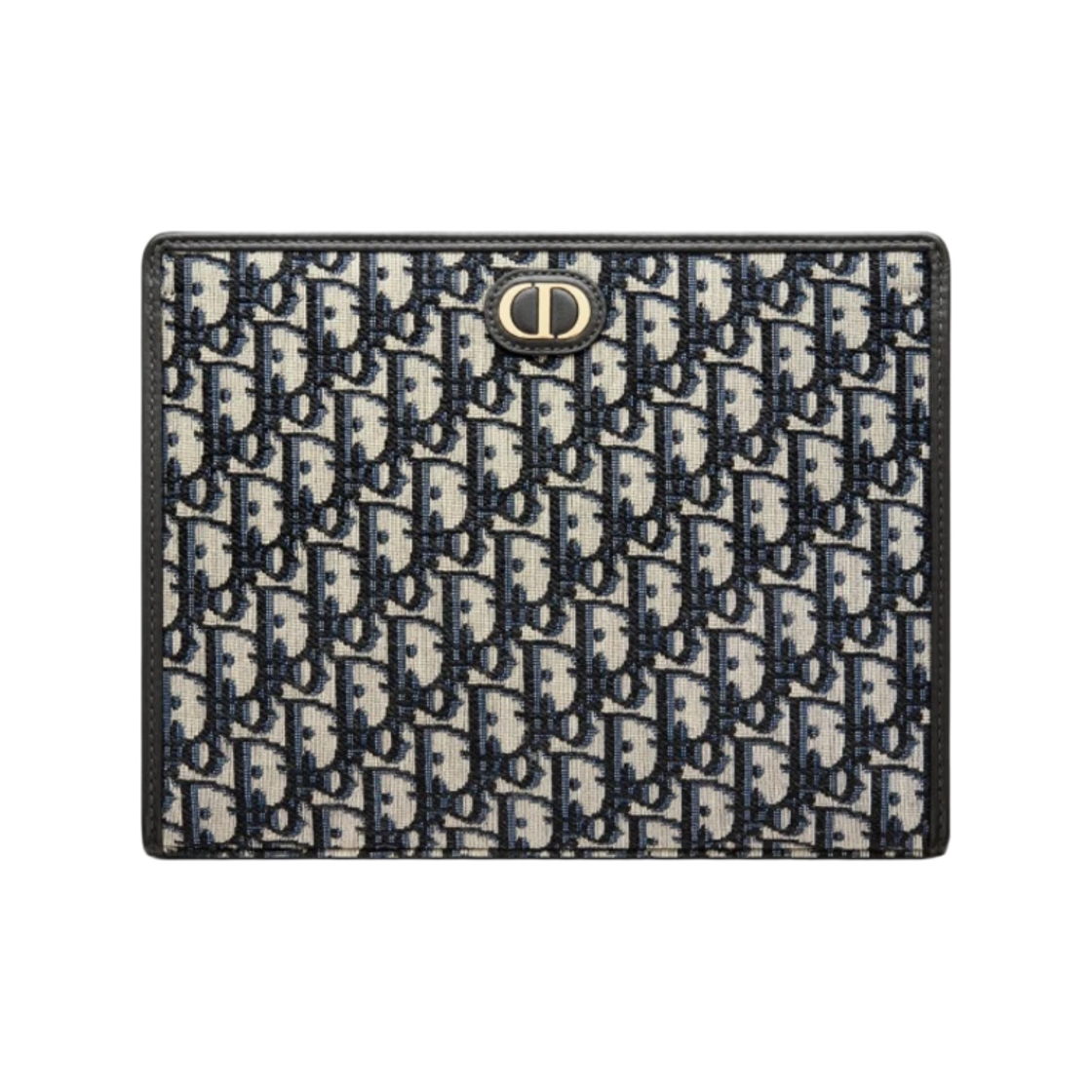 디올 30 몽테인 파우치 블루 디올 오블리크 자카드(Dior 30 Montaigne Pouch Blue Dior Oblique Jacquard) - 1