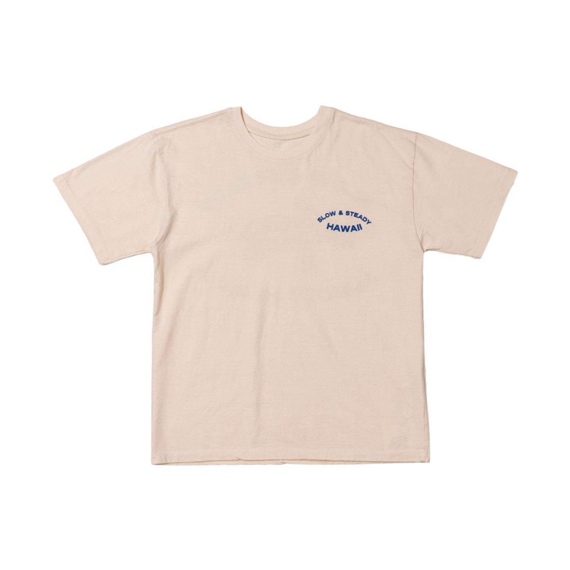 빅웨이브 컬렉티브 슬로우 스테디 반팔 티셔츠 에그 쉘(BIGWAVE COLLECTIVE Slow N Steady Tee Egg Shell) - 2