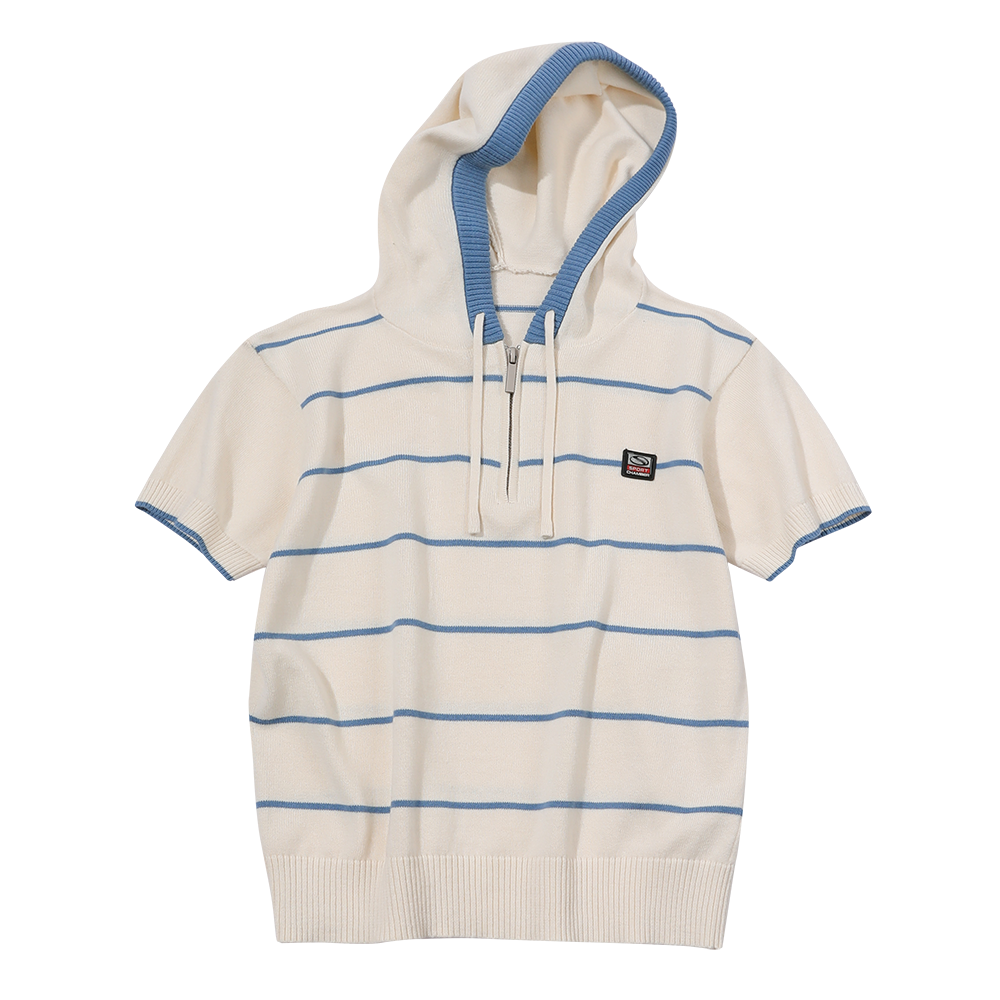 스포츠챔버 루프 니트 후디 아이보리(SPORT CHAMBER Loop Knit Hoodie IVORY)