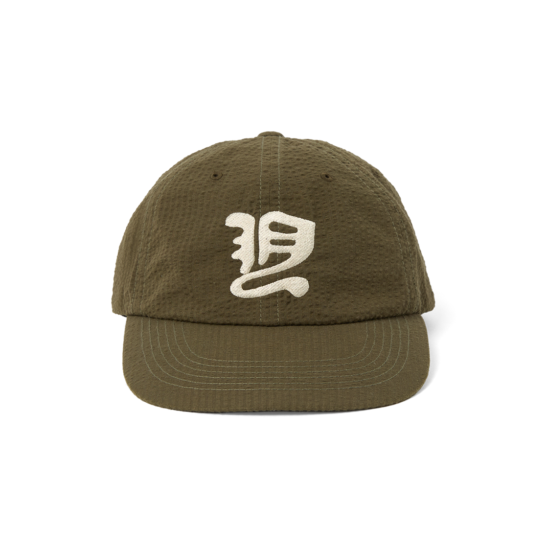 [더블적립] 예스아이씨 예스 워시드 시어서커 캡 올리브([더블적립] YESEYESEE Y.E.S Washed Seersucker Cap Olive) - 2