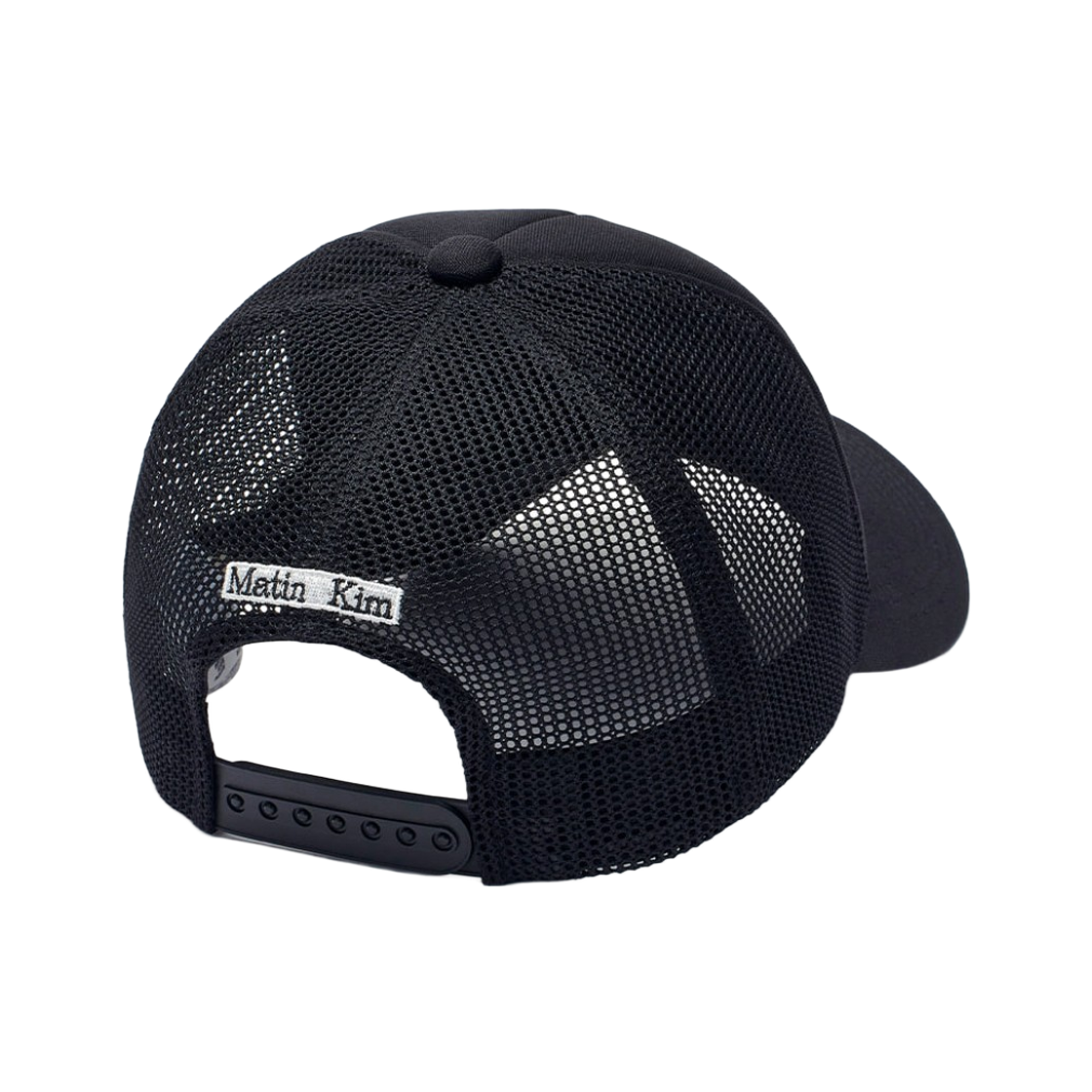 마뗑킴 마뗑 메쉬 트러커 볼캡 블랙(Matin Kim Matin Mesh Trucker Ball Cap in Black) - 3