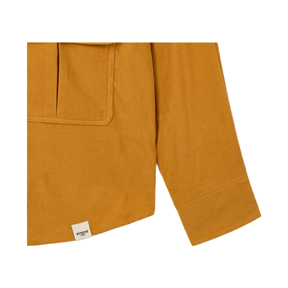 비타티브 패치포켓셔츠 머스타드(VITATIV Patch Pocket Shirt Mustard) - 2