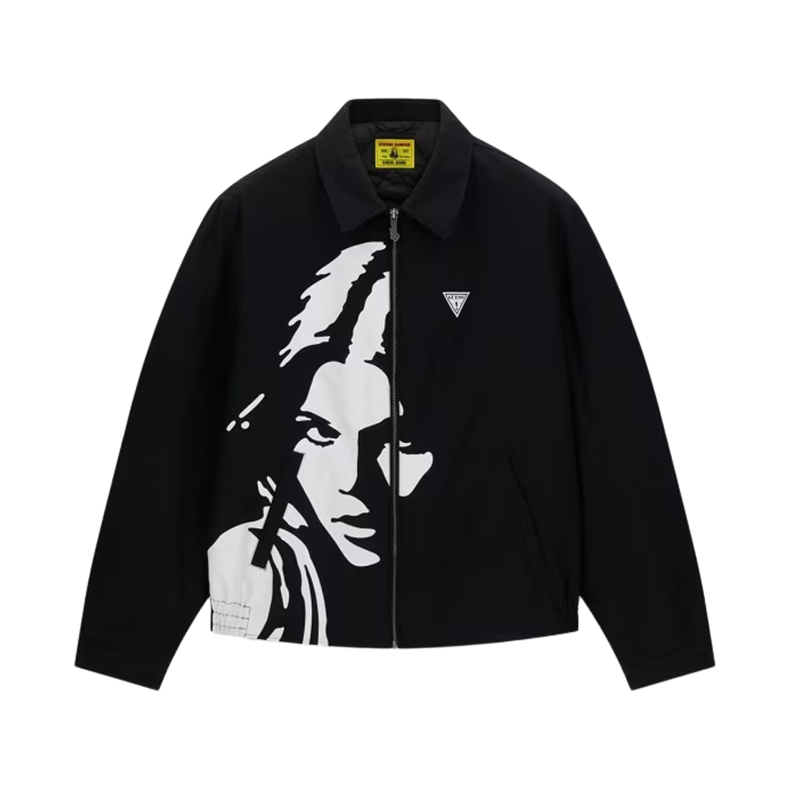 게스 진 x 히스테릭 글래머 프린티드 자켓 블랙(GUESS Jeans x Hysteric Glamour Printed Jacket Black)