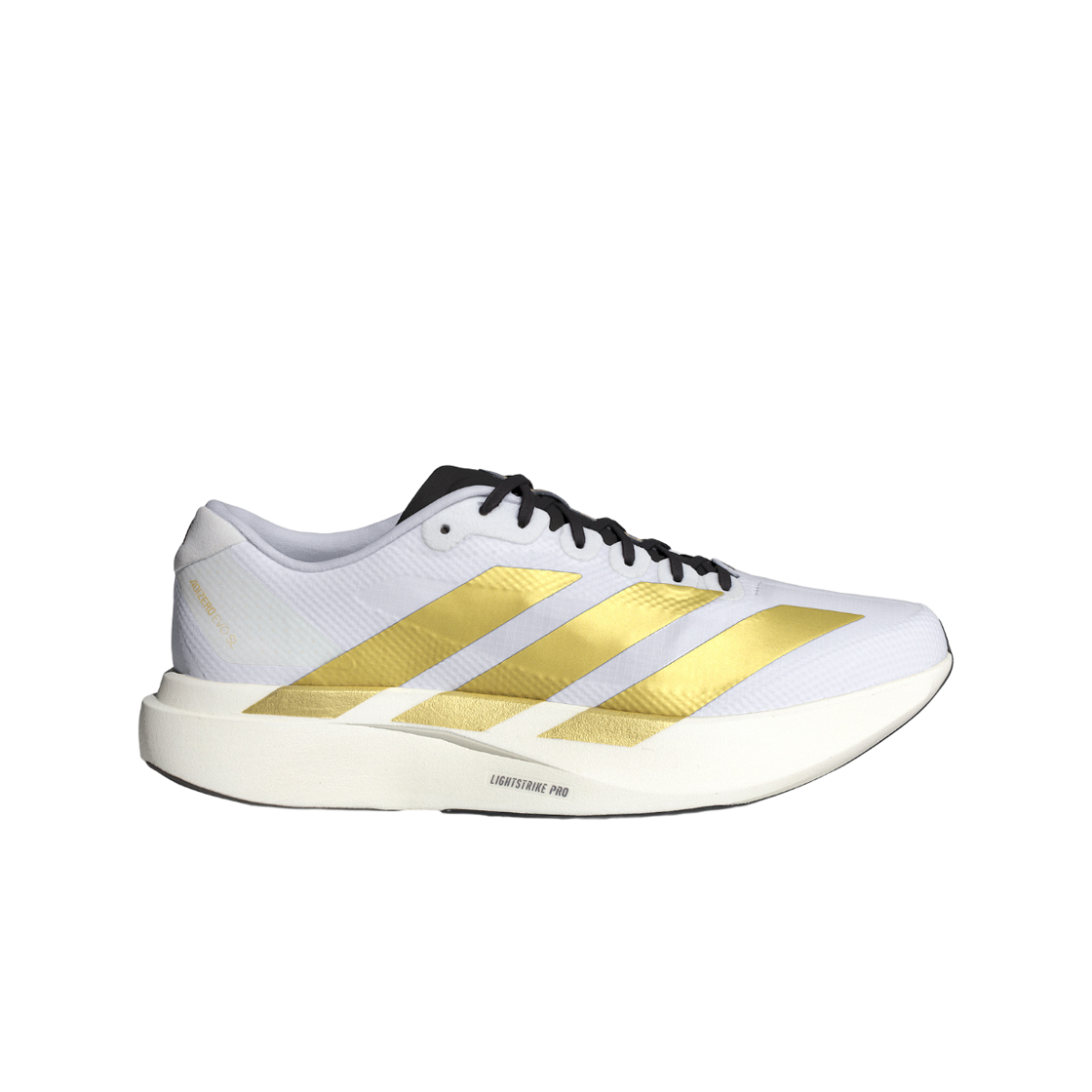JQ4441 Adidas Adizero EVO SL Woven Cloud White Matte Gold
