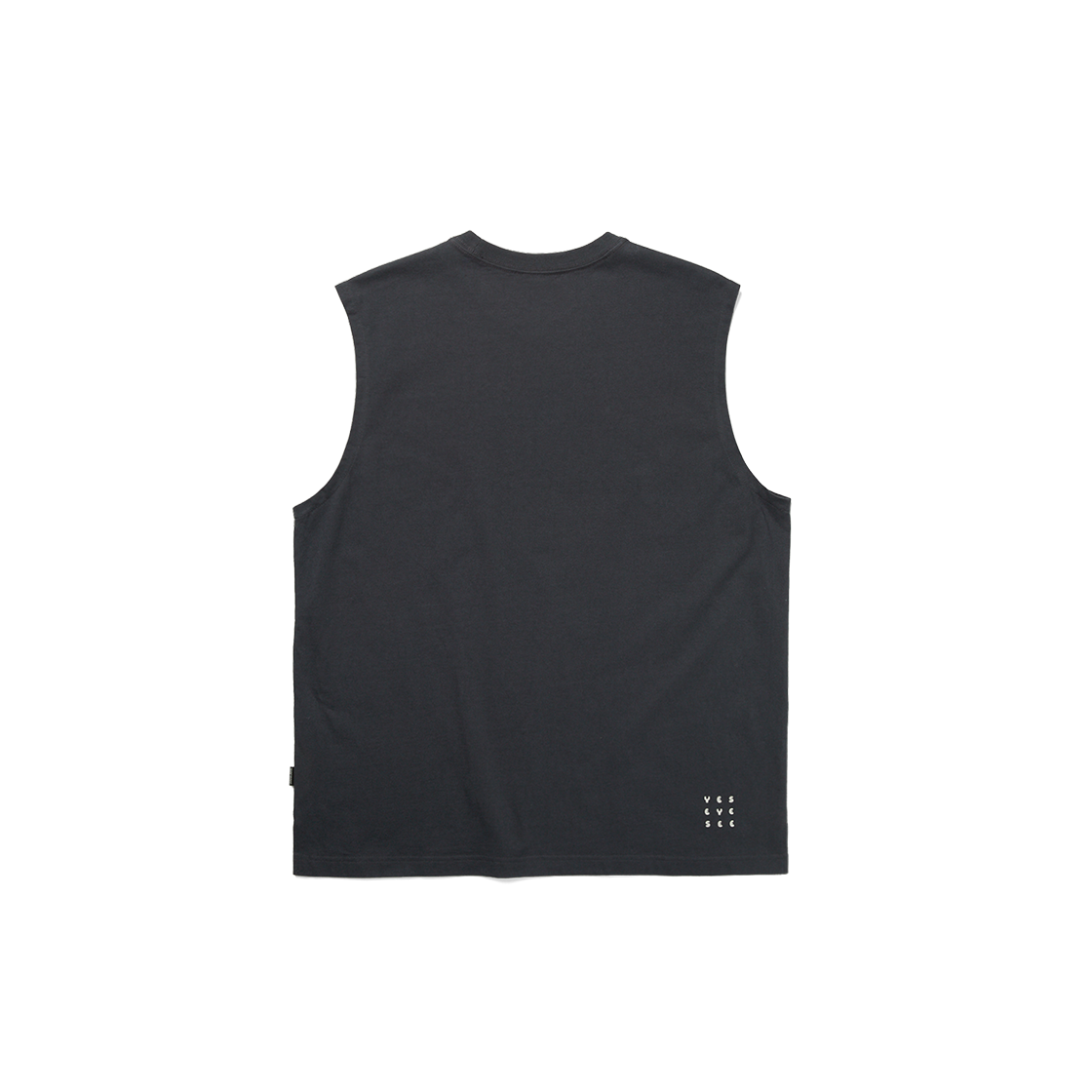 [더블적립] 예스아이씨 예스 오발 로고 슬리브리스 차콜([더블적립] YESEYESEE Y.E.S Oval Logo Sleeveless Charcoal) - 2