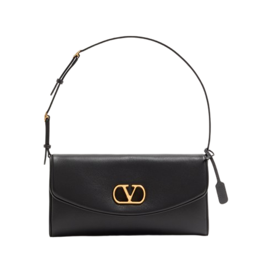 WB0T31ABM0NO Valentino Garavani Devain Small Nappa Shoulder Bag Black