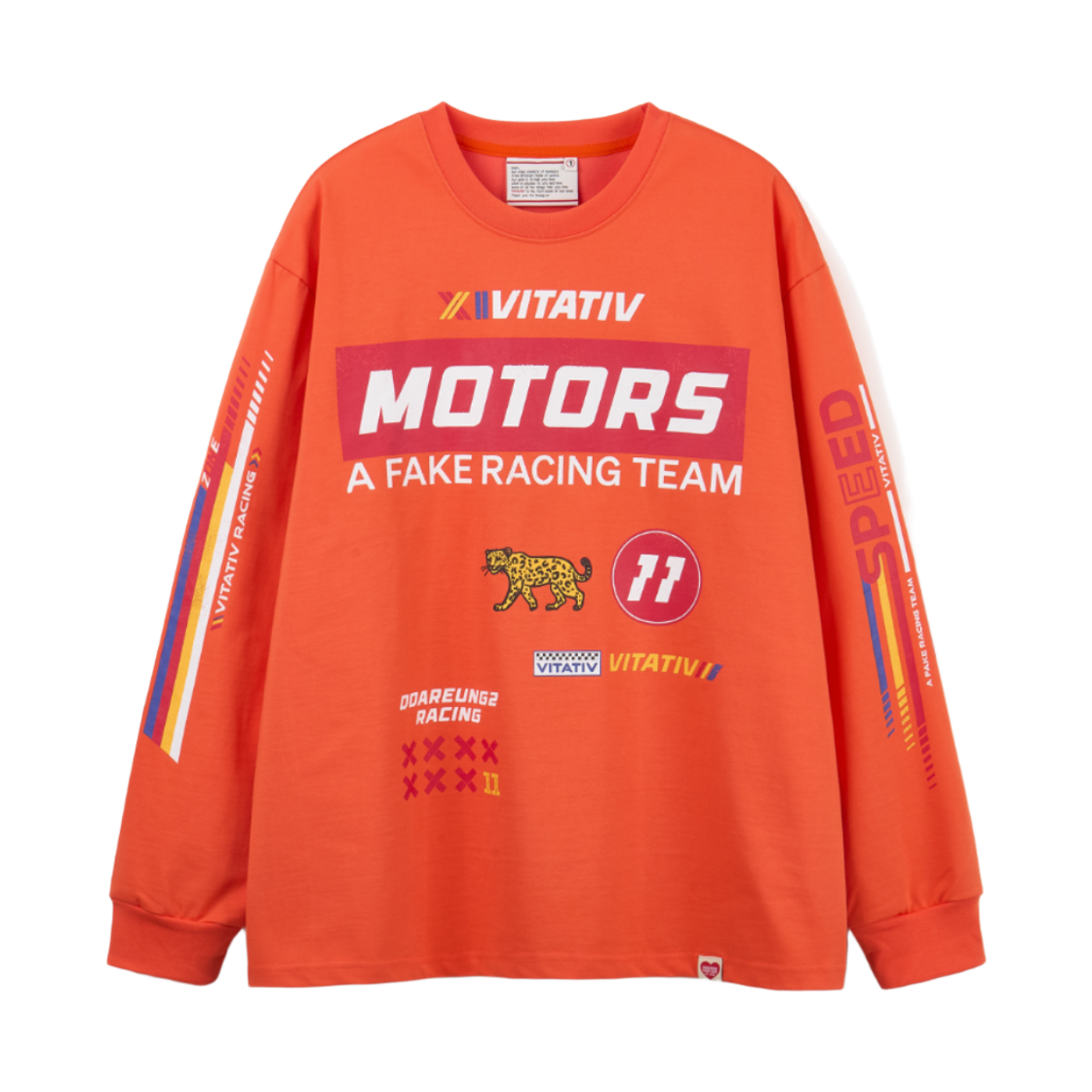 비타티브 레이싱티셔츠 오렌지(VITATIV Racing T-Shirt Orange) - 1