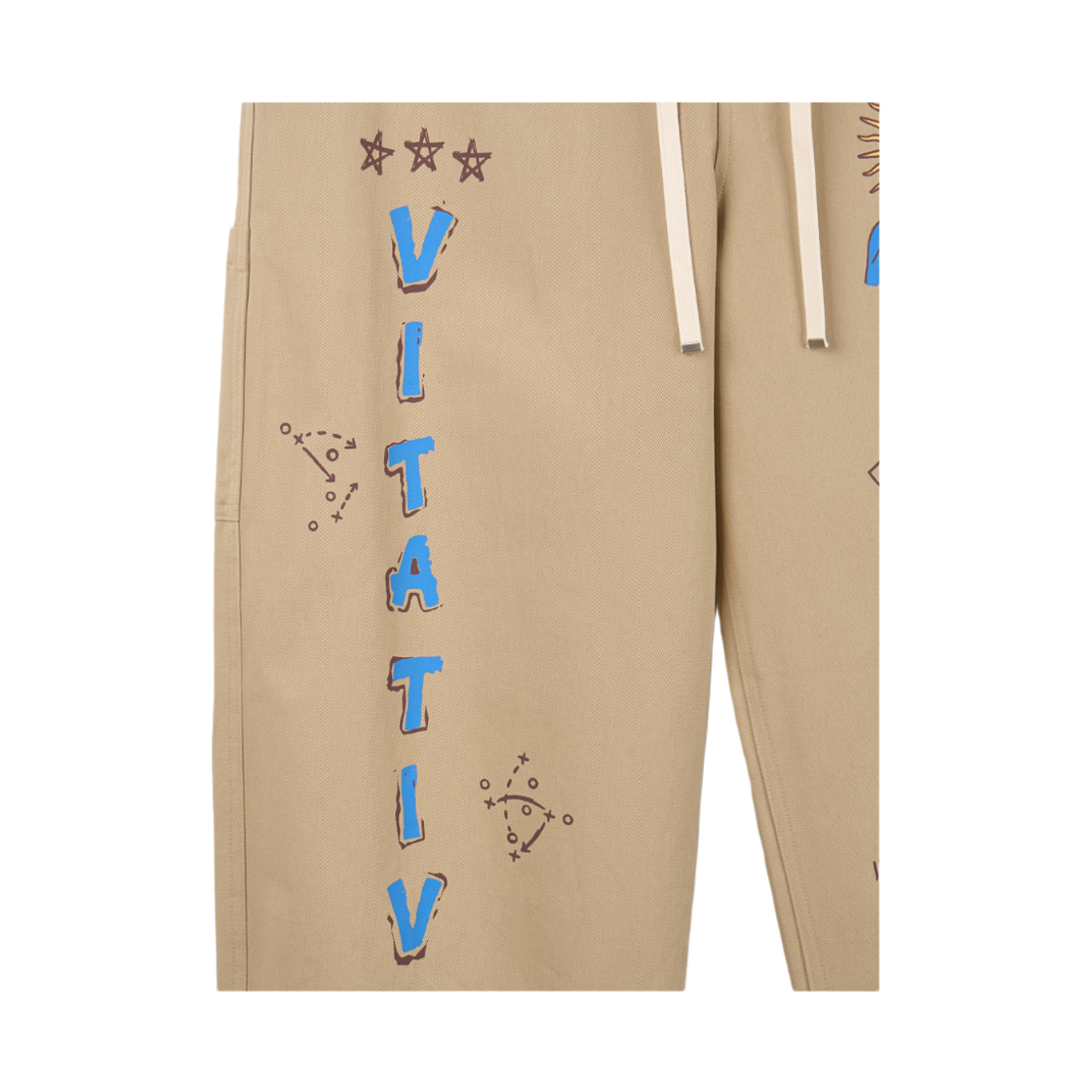 비타티브 올드스쿨 페인팅팬츠 베이지(VITATIV Oldschool Painting Pants Beige) - 6