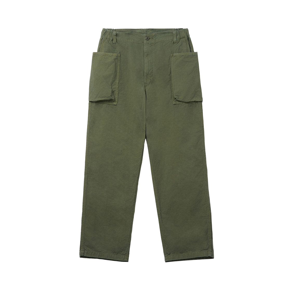 시리즈 사쥬 드 크레 씨오 헴프 하이 덴시티 와이드 워크 팬츠 카키(SERIES Sage De Cret Co/Hemp High Density Wide Work Pants Khaki)