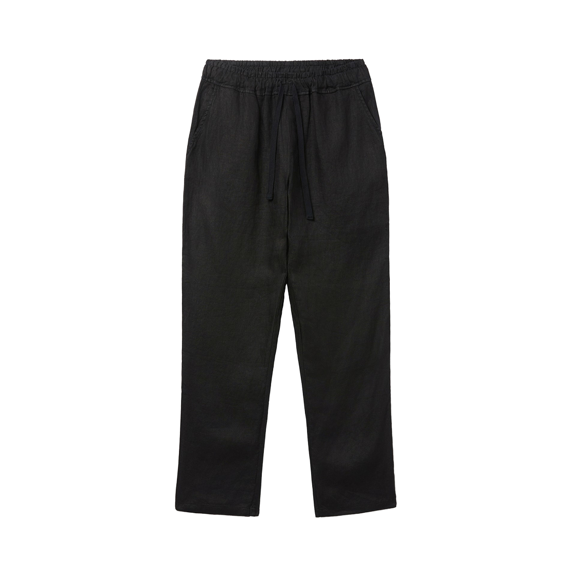 시리즈 크로슬리 린넨 팬츠 블랙(SERIES Crossley Linen Pants Black)