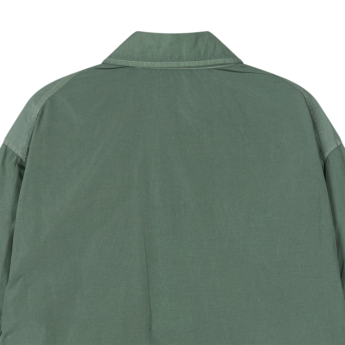 C.P. 컴퍼니 크롬 R 집 렌즈 오버셔츠 로렐 리스 - 26SS(C.P. Company Chrome R Zipped Lens Overshirt Laurel Wreath - 26SS) - 4