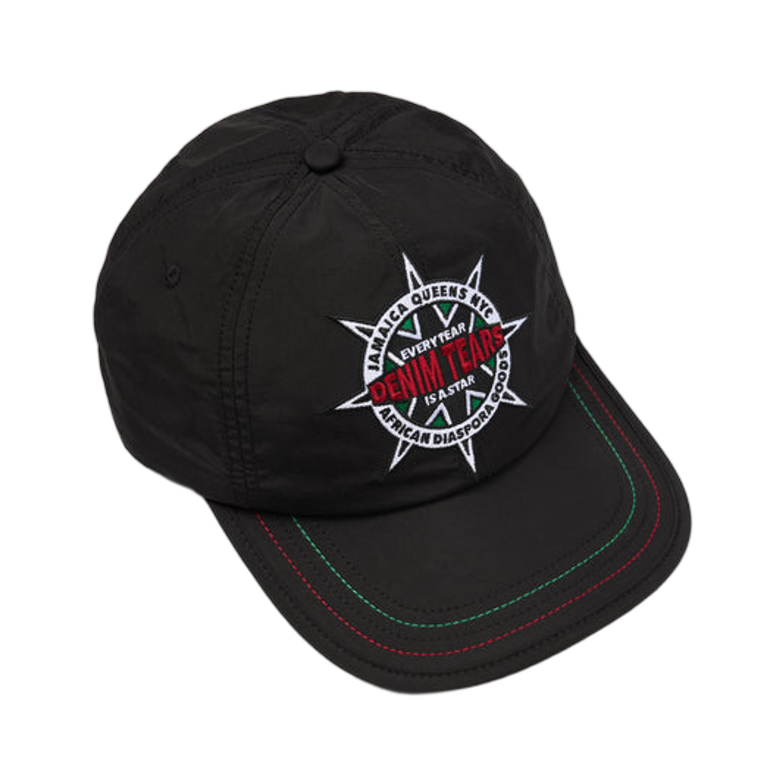 데님 티어스 DT 스타 캡 블랙(Denim Tears DT Star Cap Black)