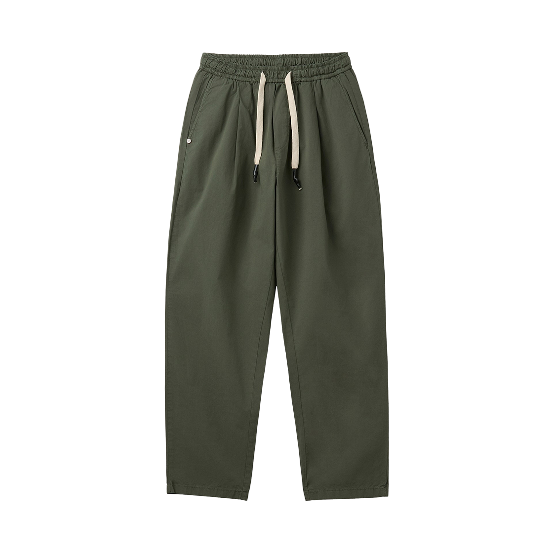 시리즈 파이버 다이드 스트링 팬츠 카키(SERIES Fiver Dyed String Pants Khaki) - 1