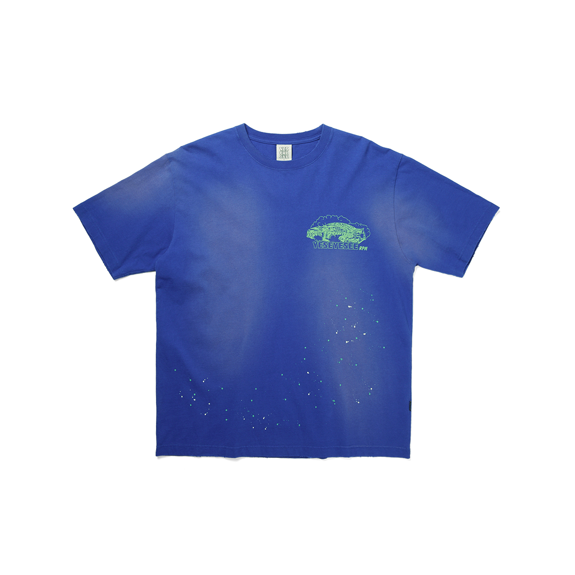 [더블적립] 예스아이씨 예스 빈티지 레이싱 티셔츠 블루([더블적립] YESEYESEE Y.E.S Vintage Racing Tee Blue)