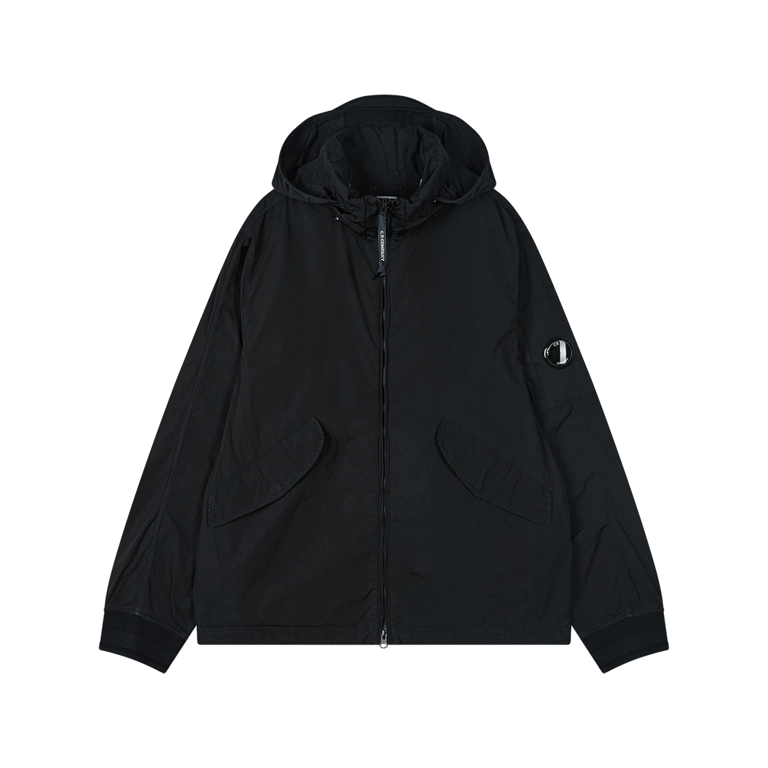 C.P. 컴퍼니 크롬 R 렌즈 쇼트 자켓 토탈 이클립스 - 26SS(C.P. Company Chrome R Lens Short Jacket Total Eclipse - 26SS)