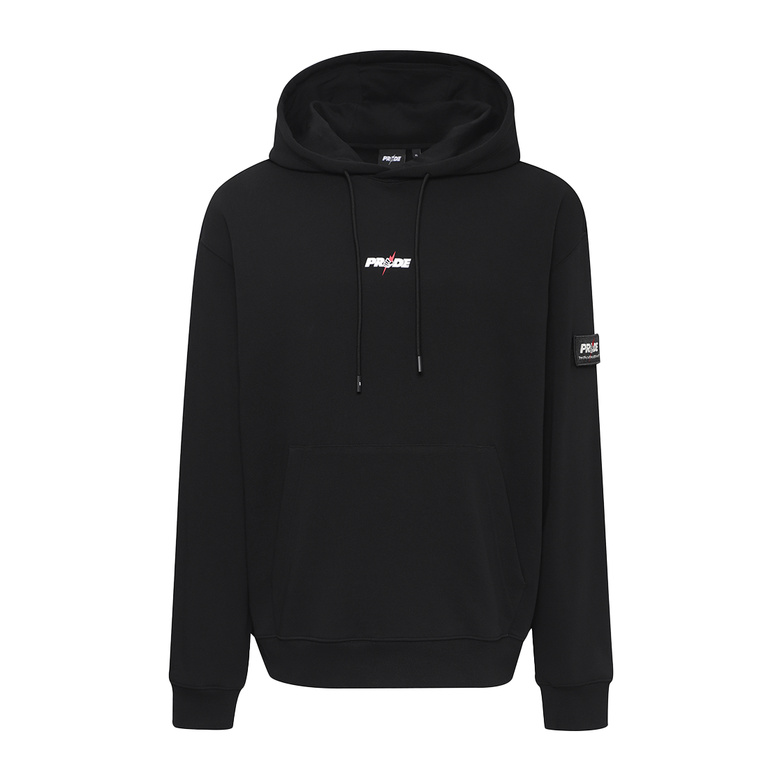 U2HDX1104BK UFC SPORT Pride Wappen Relaxed Fit Hoodie Black