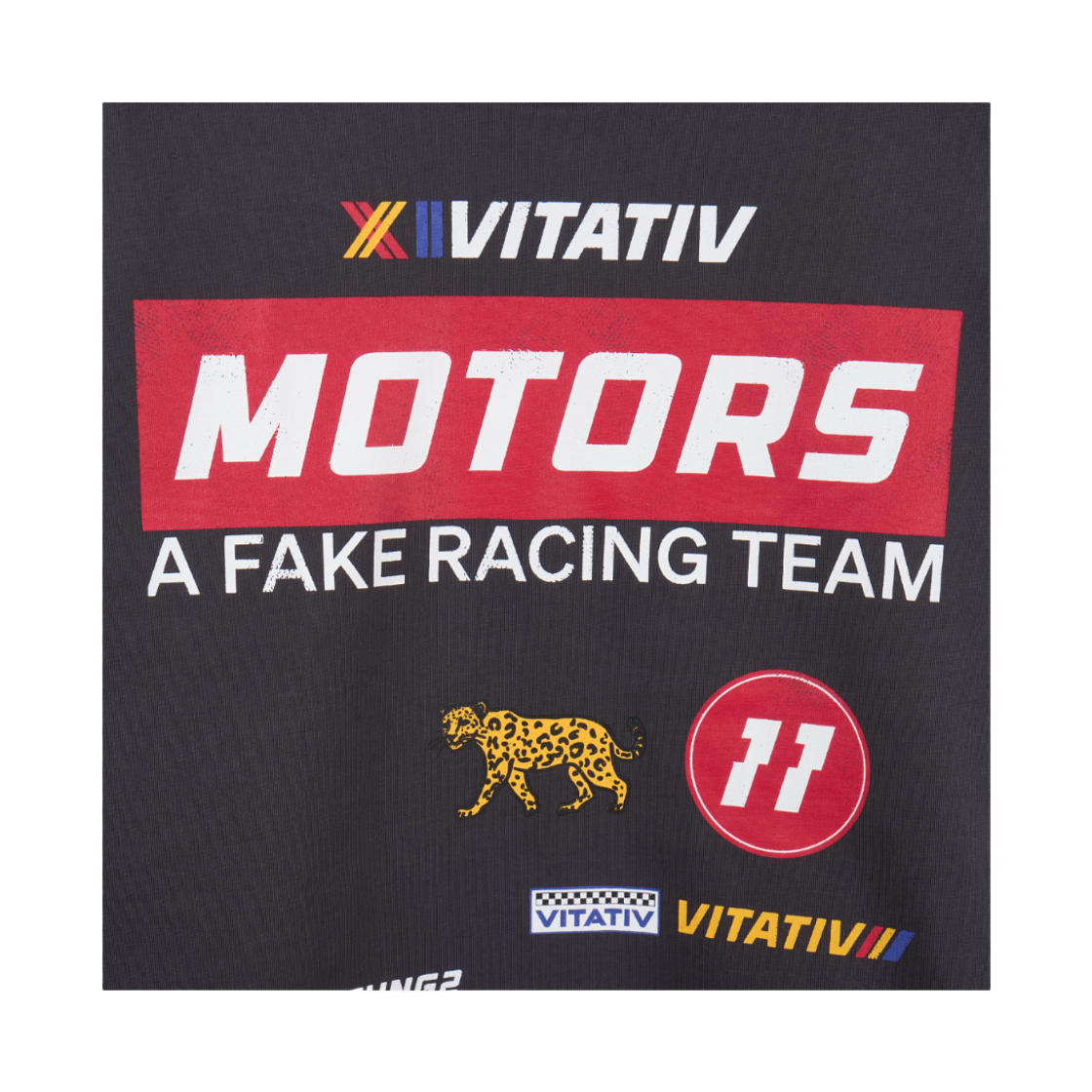 비타티브 레이싱티셔츠 챠콜(VITATIV Racing T-Shirt Dark Gey) - 5