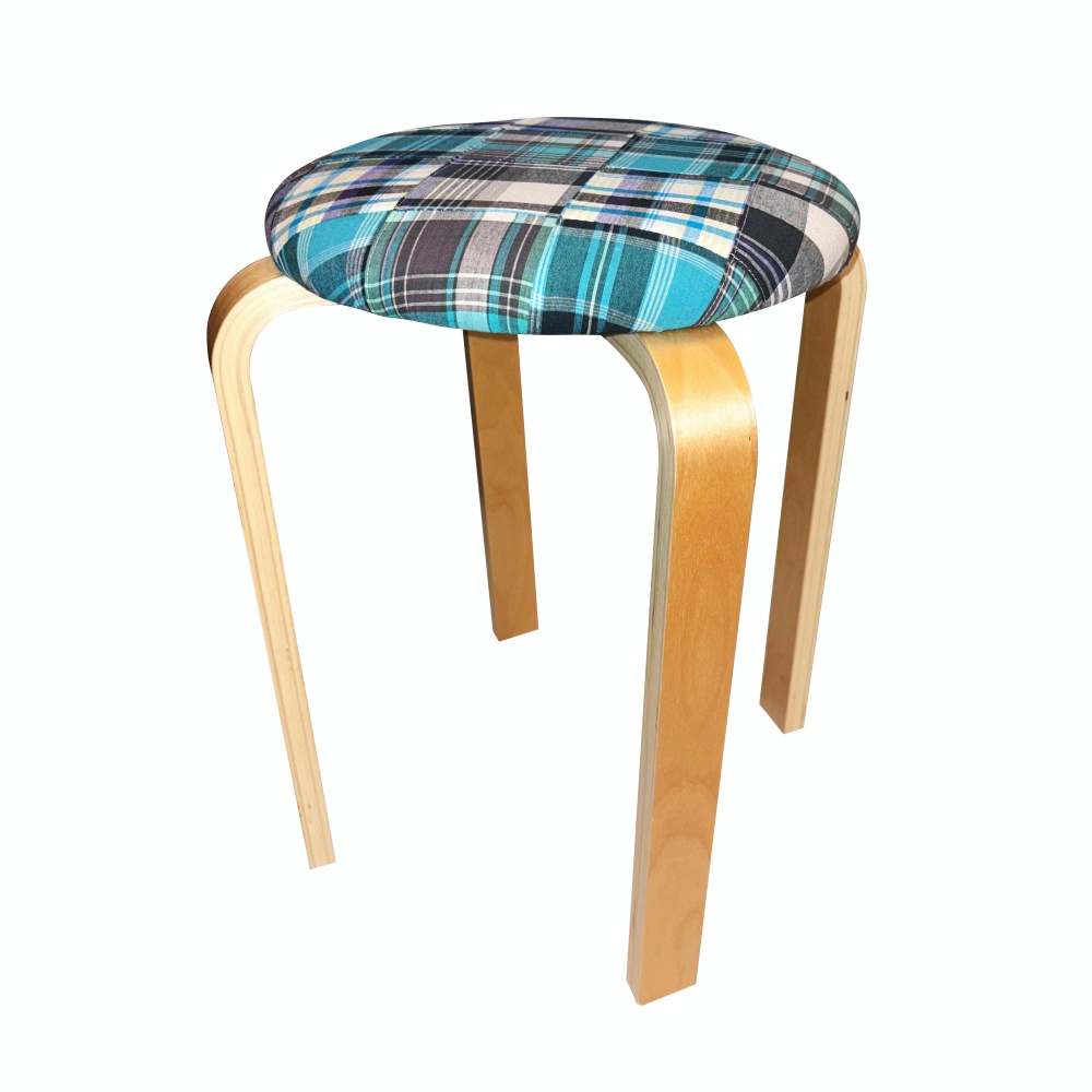 유라이크왓 리얼 패치워크 스툴 (민트)(you like what Real patchwork stool (mint)) - 3