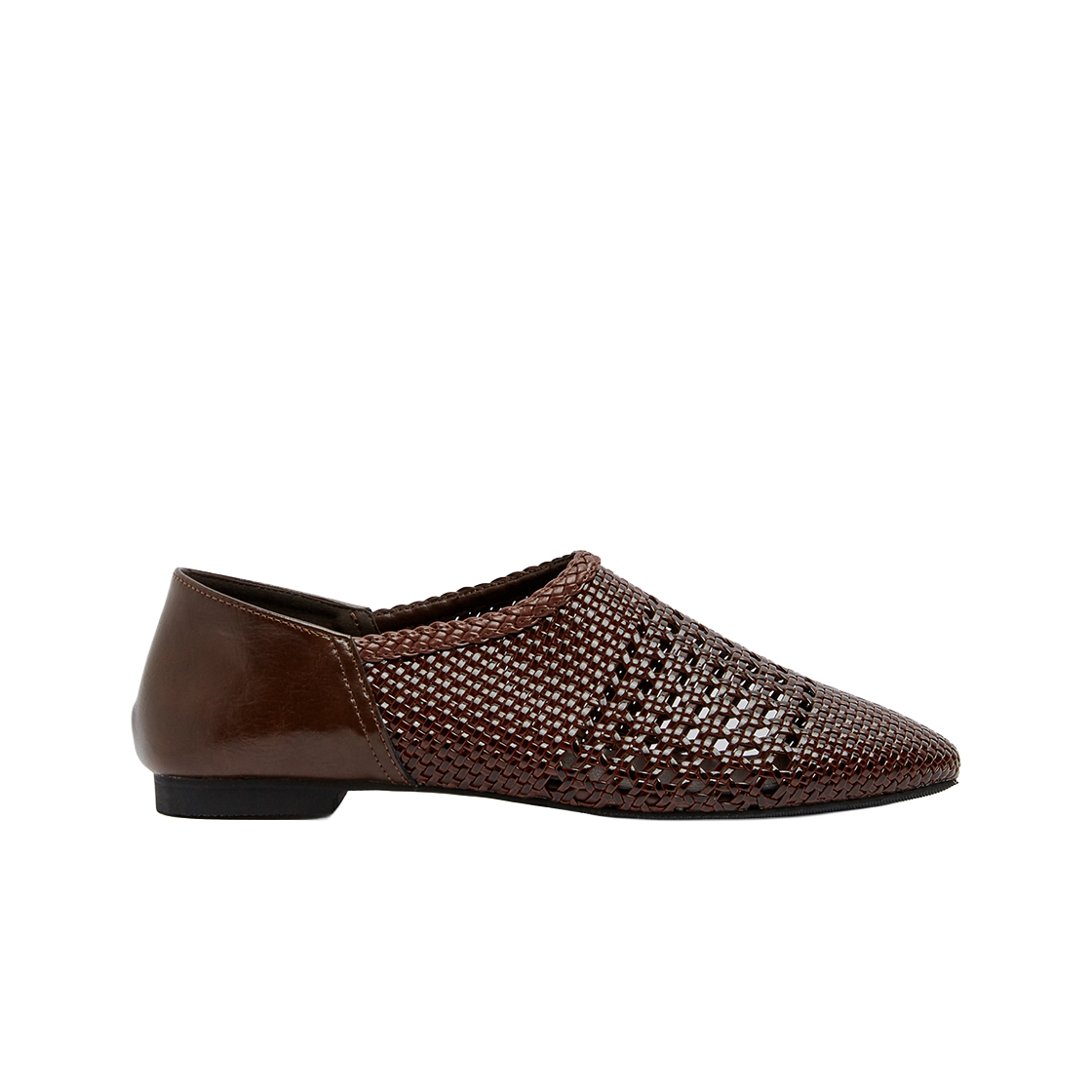 무드나잇 수잔 위빙 로퍼 샌들 - 2way l 다크브라운(Moodnight Susan Weaving Loafer Sandals - 2way l Dark-Brown)