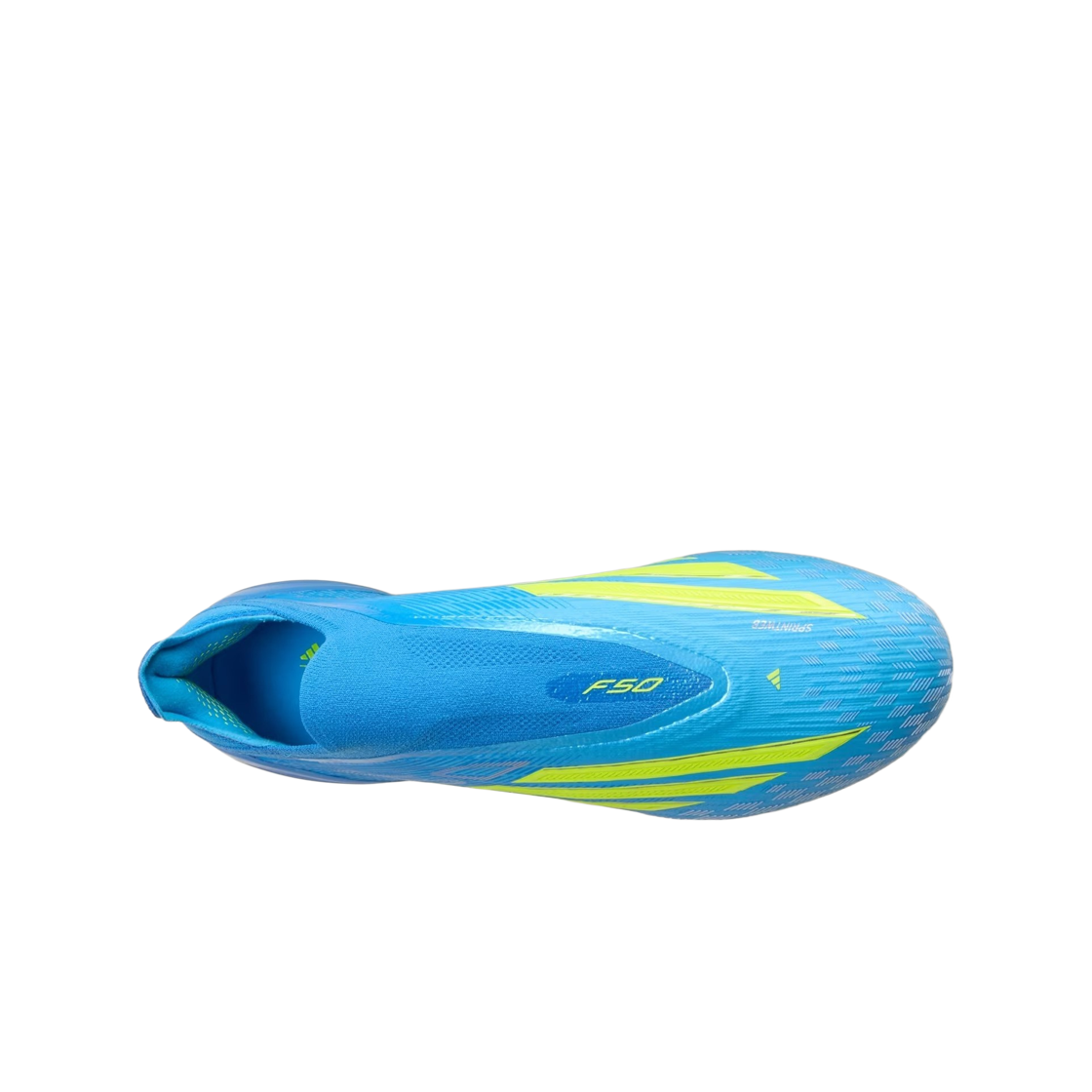 아디다스 F50 엘리트 레이스리스 펌 그라운드 루시드 레이 블루 팀 솔라 옐로우 2(Adidas F50 Elite Laceless Firm Ground Lucid Ray Blue Team Solar Yellow 2) - 2