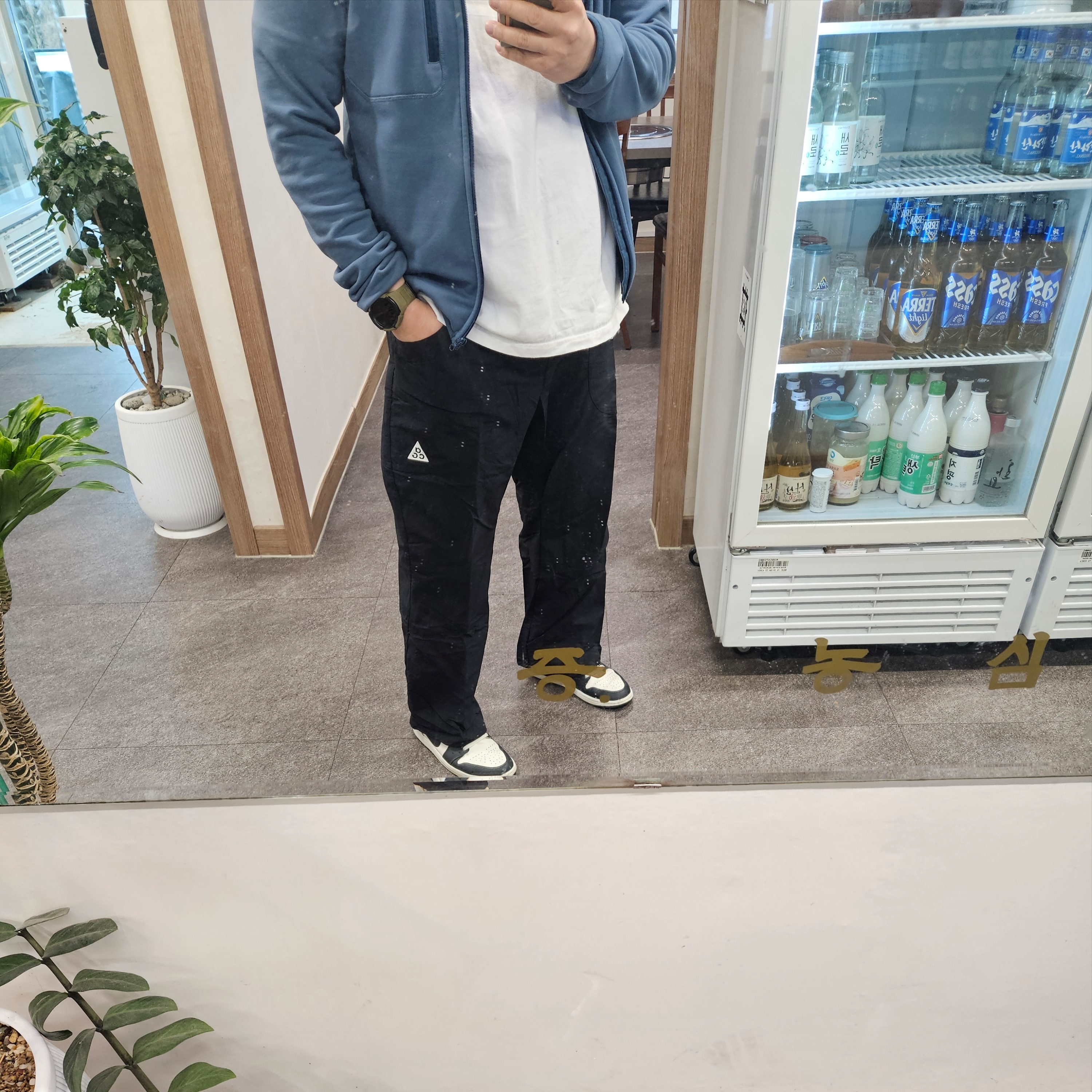 Nike ACG Dolomiti Pants Black Summit White - Asia 착용 스타일 - 1