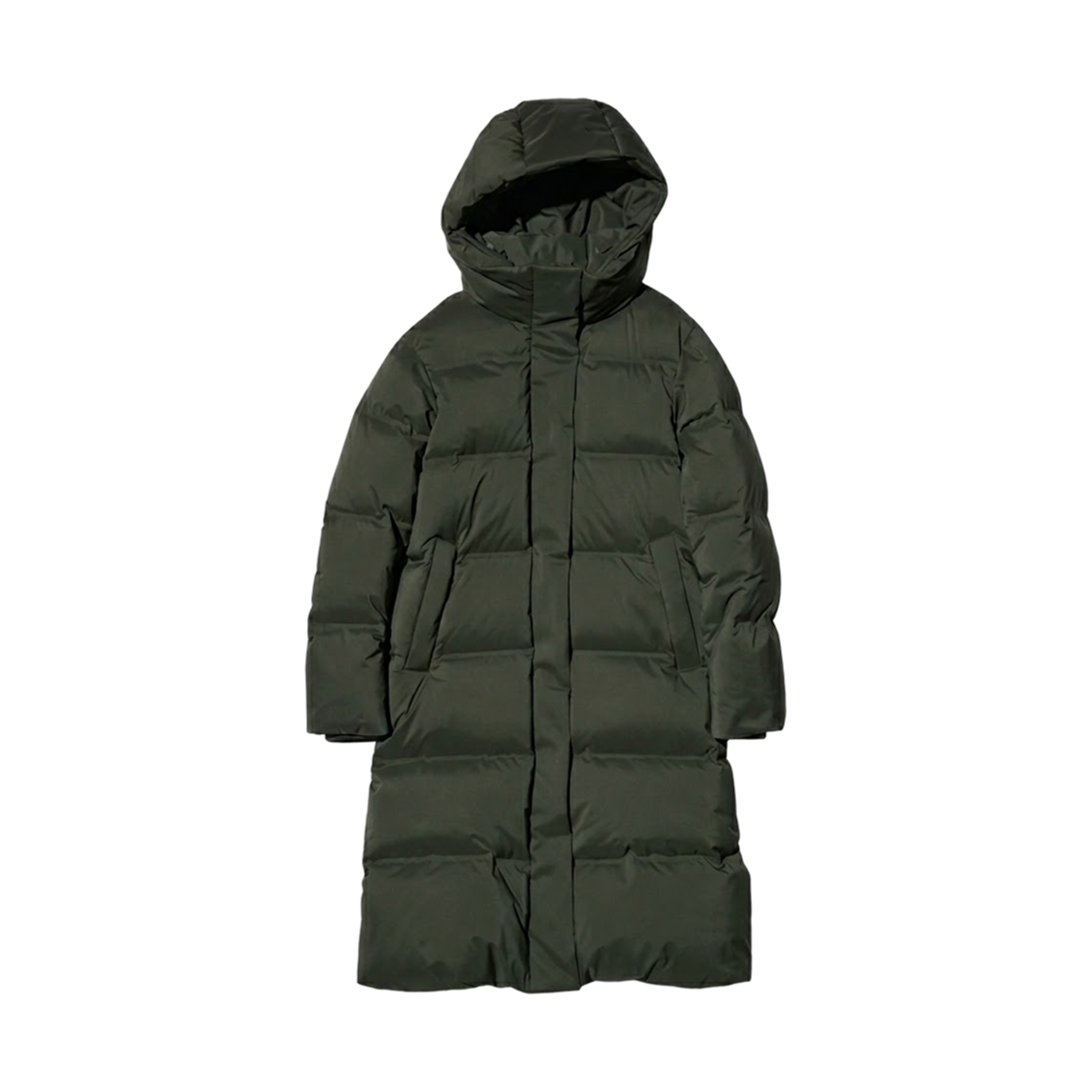 478579-57 (W) Uniqlo Seamless Down Long Coat Olive - JP