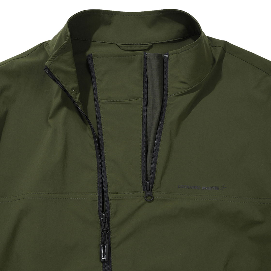 록히드마틴 다이아고널 집 윈드브레이커 카키(LOCKHEED MARTIN Diagonal Zip Windbreaker Khaki) - 4