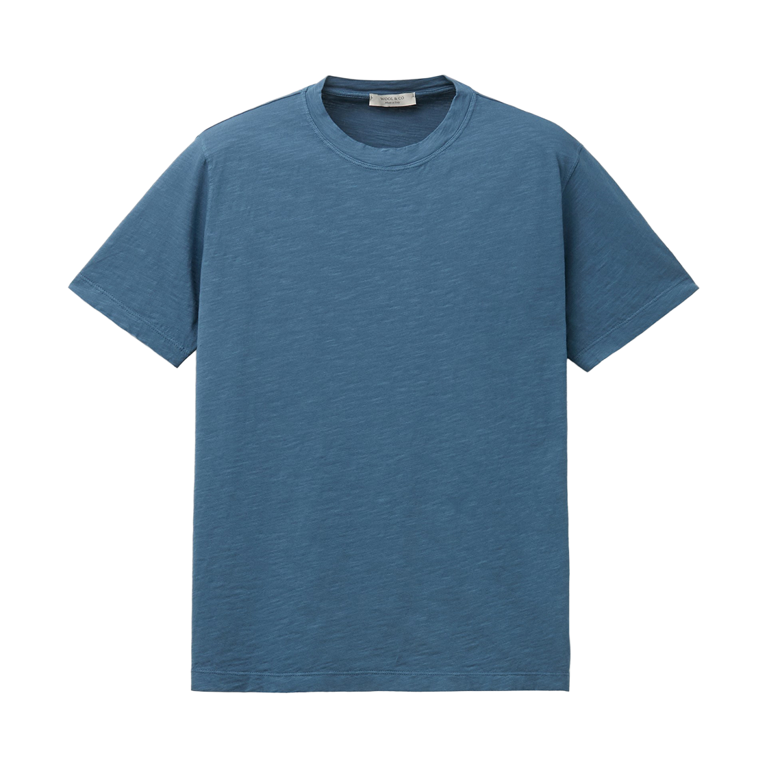 시리즈 울 앤 코 다이드 티 네이비(SERIES Wool And Co Dyed T-Shirt Navy) - 1