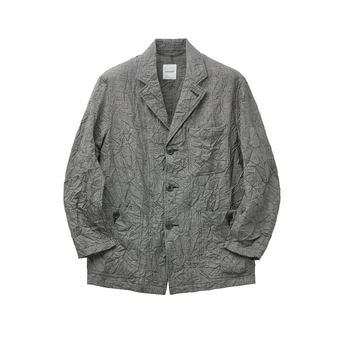 시리즈 사쥬 드 크레 더블유오엘아이 크링클 커버올 자켓 그레이(SERIES Sage De Cret Wo/Li Crinkle Coverall Jacket Gray)