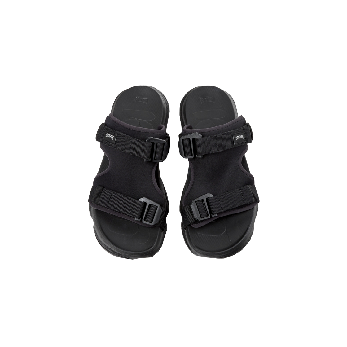 캠퍼 남성 카스트 샌들 슬리퍼 블랙(Camper Men Karst Sandal Slippers Black) - 3