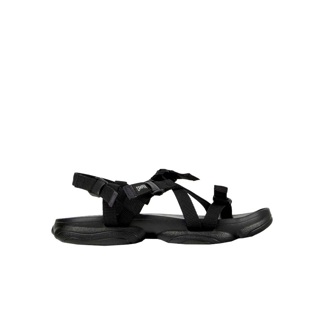 캠퍼 여성 카스트 샌들 샌들 블랙(Camper Women Karst Sandal Sandal Black)