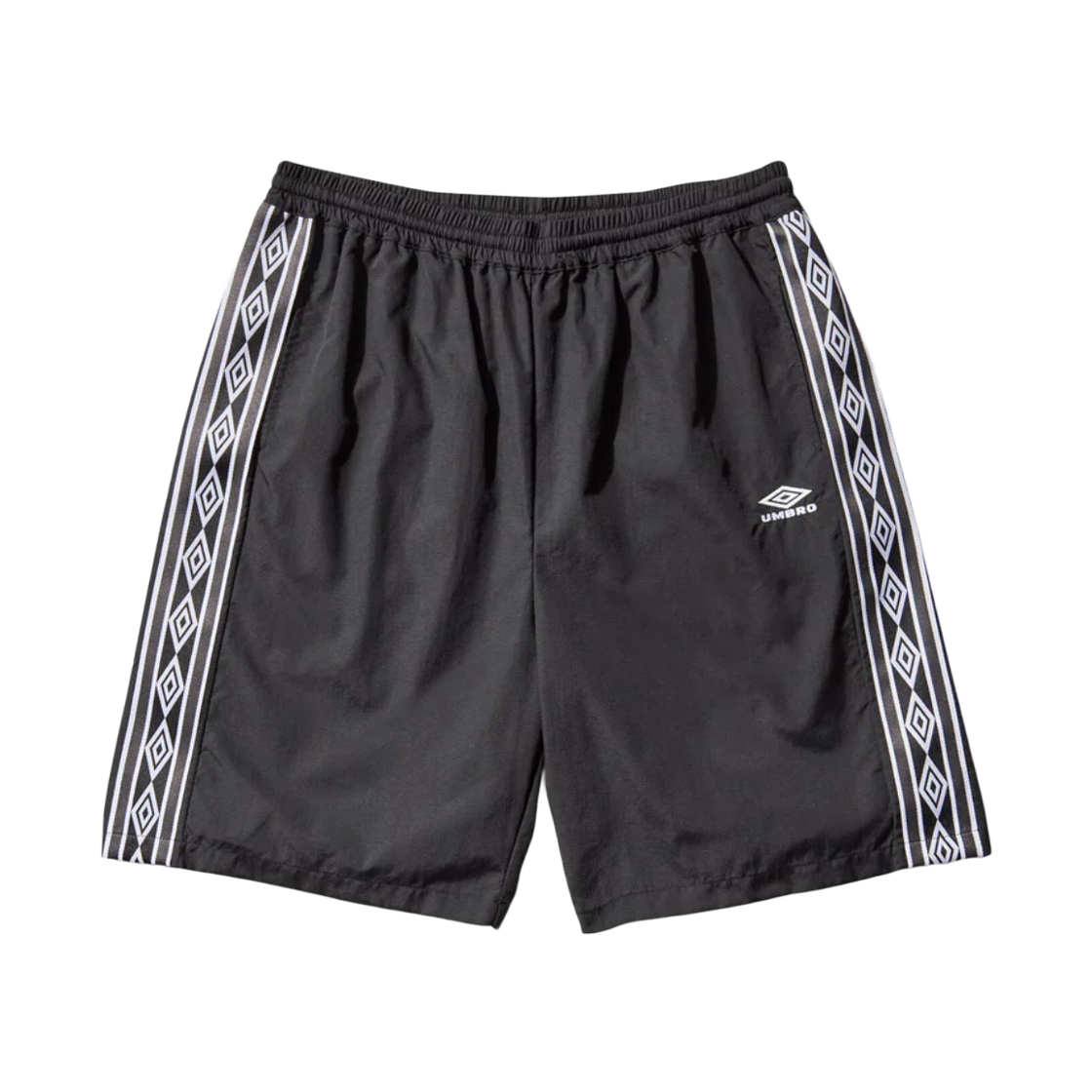 엄브로 x 슬램잼 OG 테이프드 쇼츠 카본 블랙(Umbro x Slam Jam OG Taped Shorts Carbon Black)
