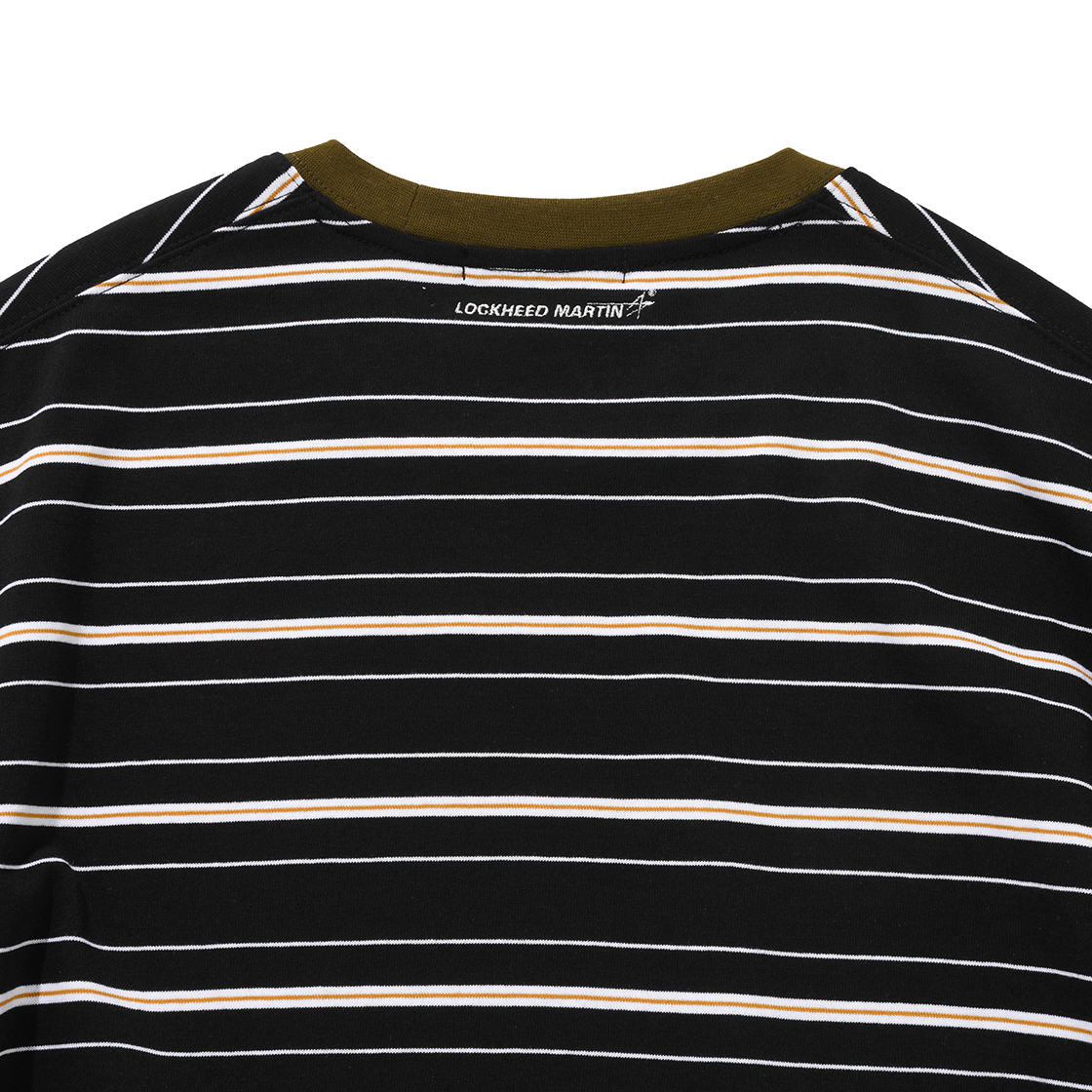 록히드마틴 멀티 스트라이프 티셔츠 블랙(LOCKHEED MARTIN Multi Stripe Ts Black) - 4