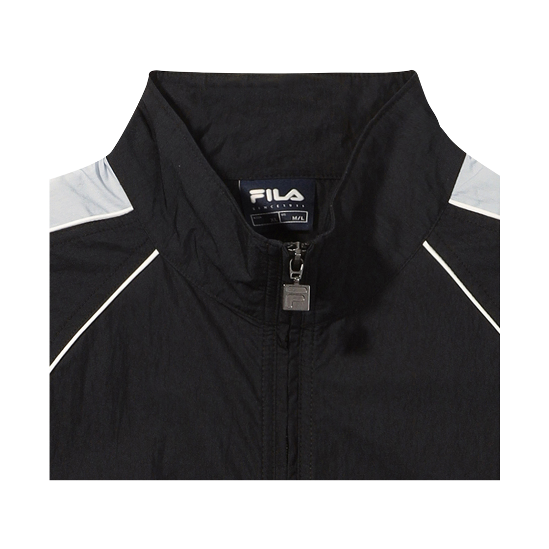 [6% 적립] 휠라 블럭 트랙 바람막이 블랙([6% 적립] FILA Block Track Jacket Black) - 3