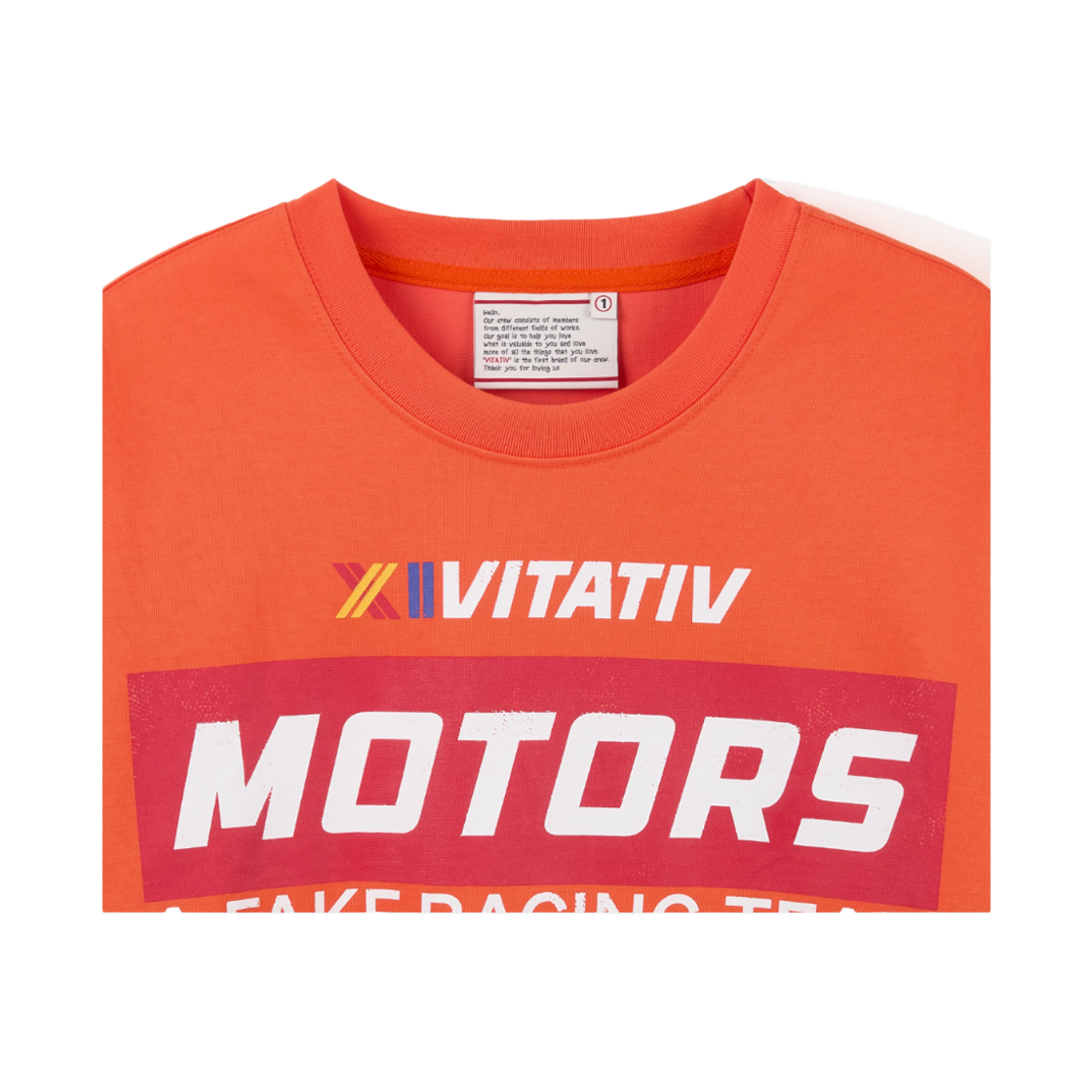 비타티브 레이싱티셔츠 오렌지(VITATIV Racing T-Shirt Orange) - 4