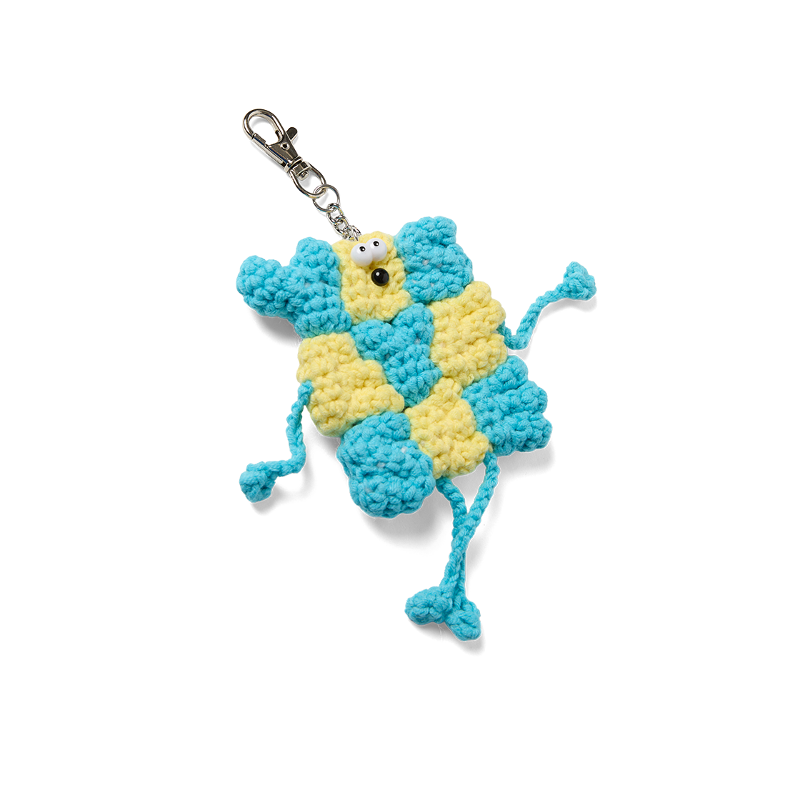 [더블적립] 예스아이씨 씨-로고 니트 키링 스카이 블루([더블적립] YESEYESEE C-Logo Knit Keyring Sky Blue) - 3