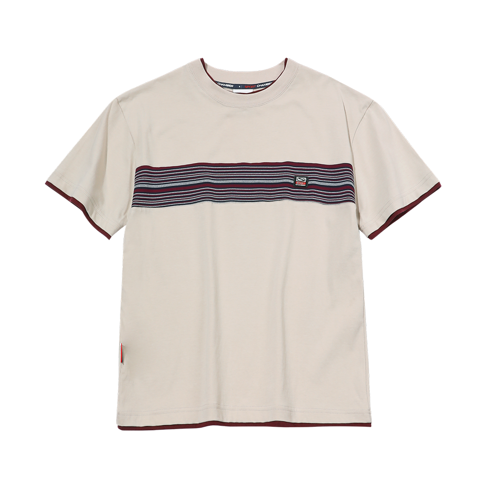 스포츠챔버 스펙트럼 티셔츠 라이트 베이지(SPORT CHAMBER Spectrum T-shirt LIGHT BEIGE)