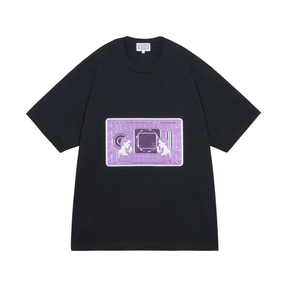 카브엠트 원 디멘셔널 프로젝션 티셔츠 블랙 - 26SS(Cav Empt  One Dimensional Projection T-Shirt Black - 26SS) - 1
